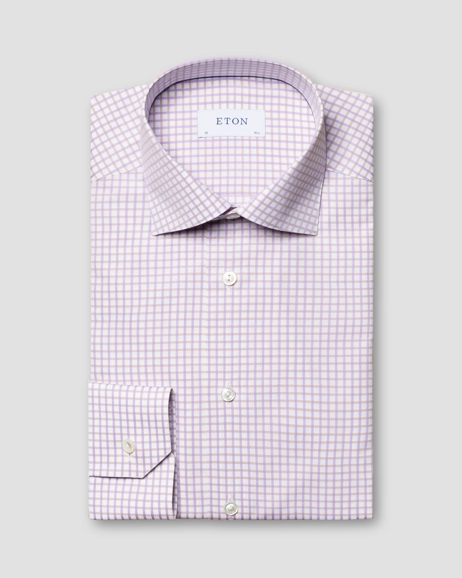 Eton - light purple fine twill