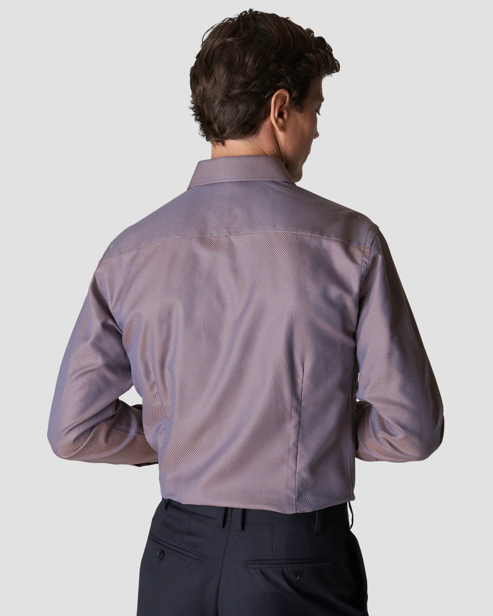 Eton - brown textured twill