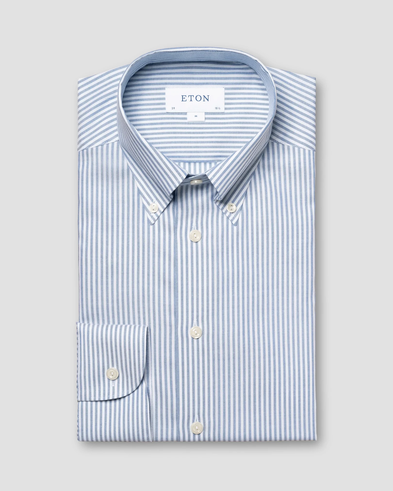Eton - mid blue fine oxford shirt