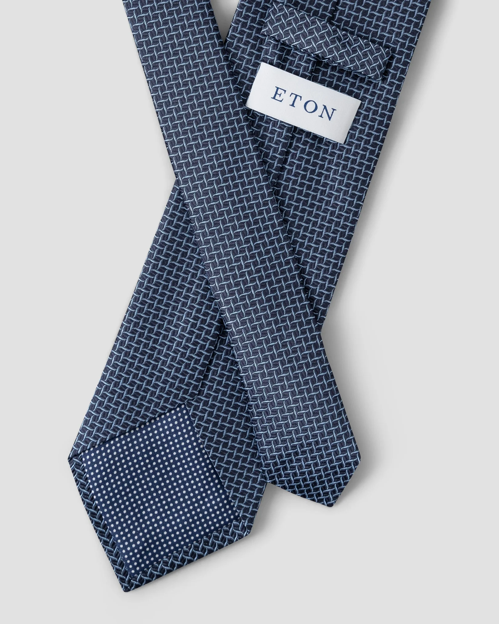 Eton - geometric silk tie