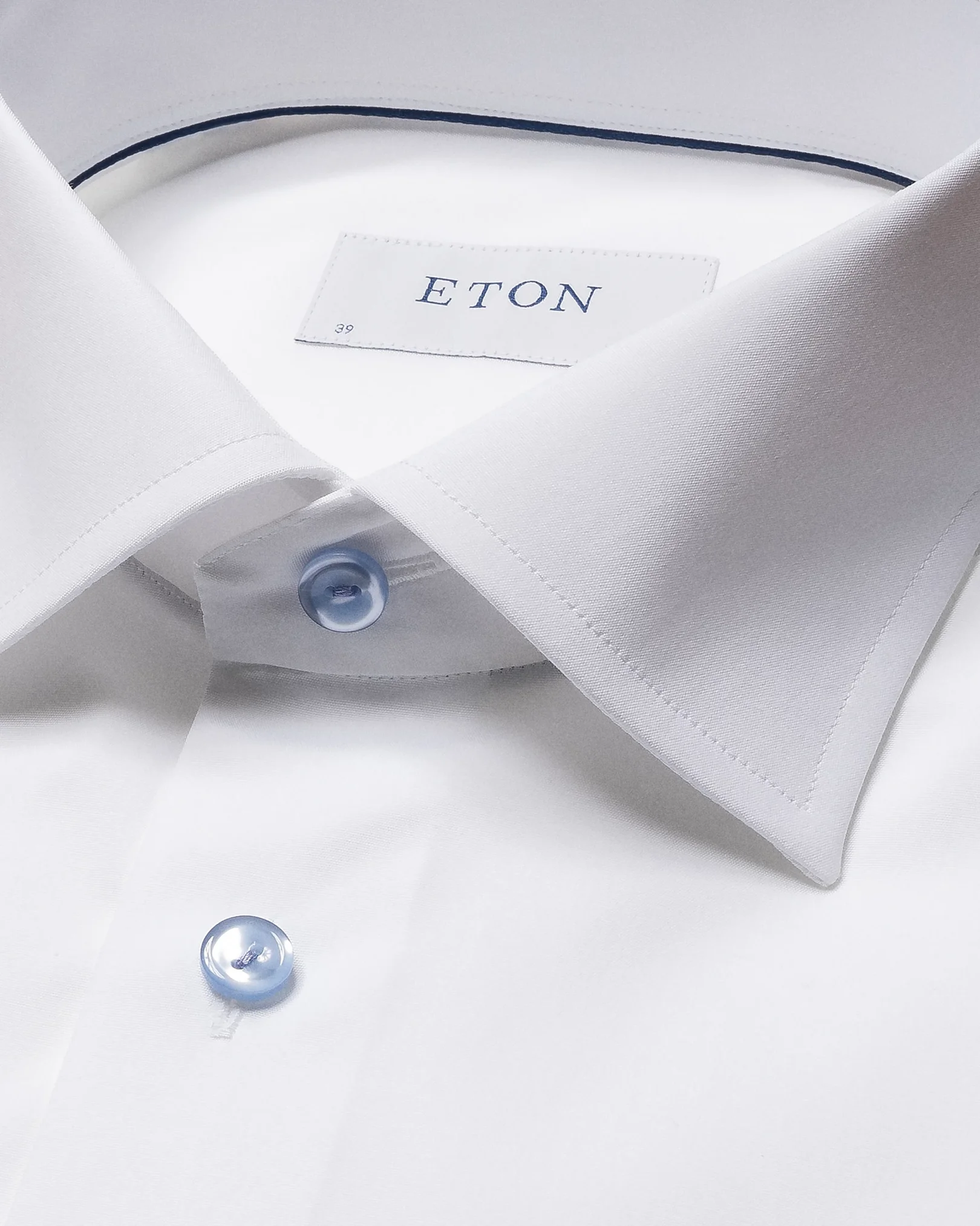 Eton - solid white poplin