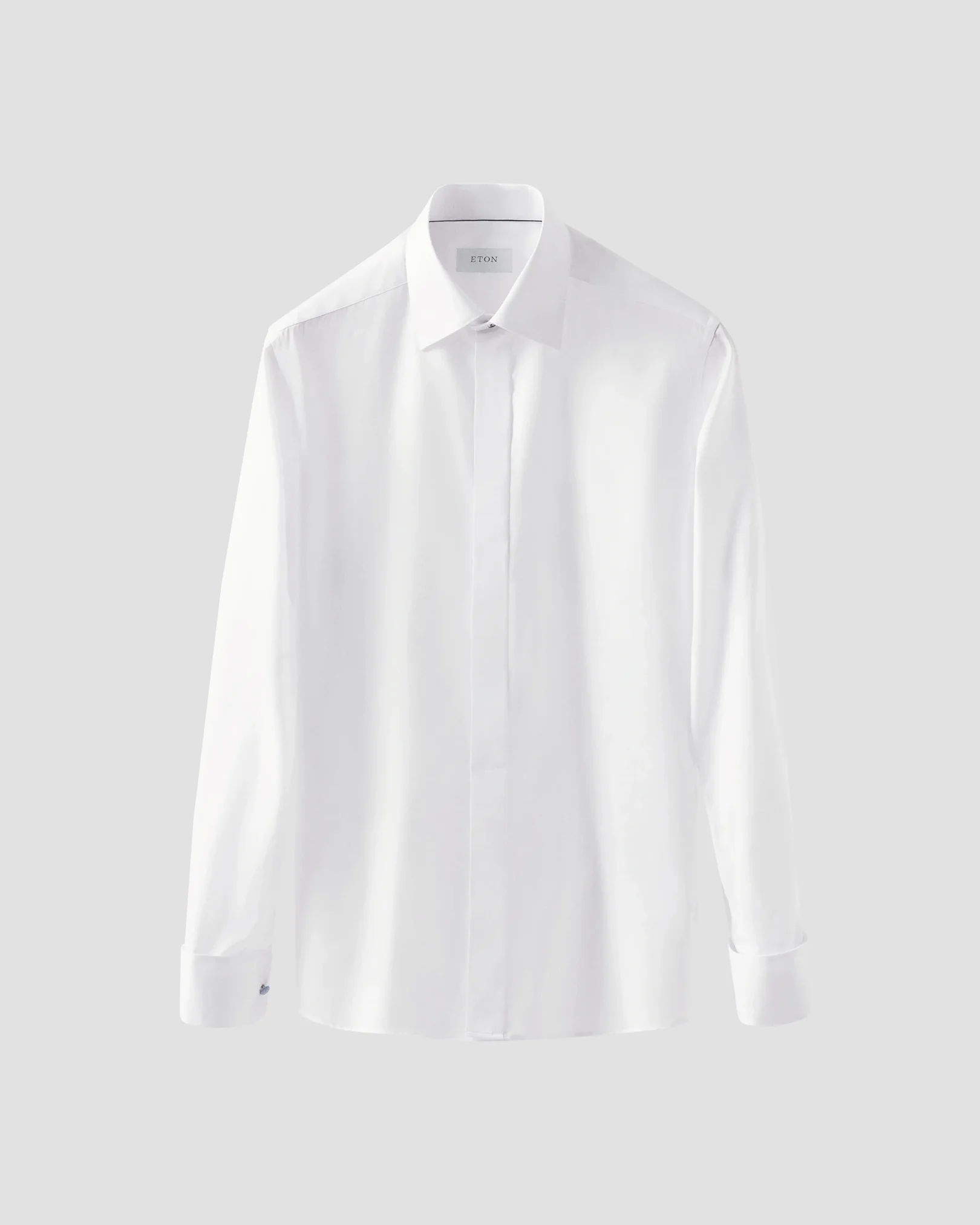 Eton - White Signature Twill Tuxedo Shirt