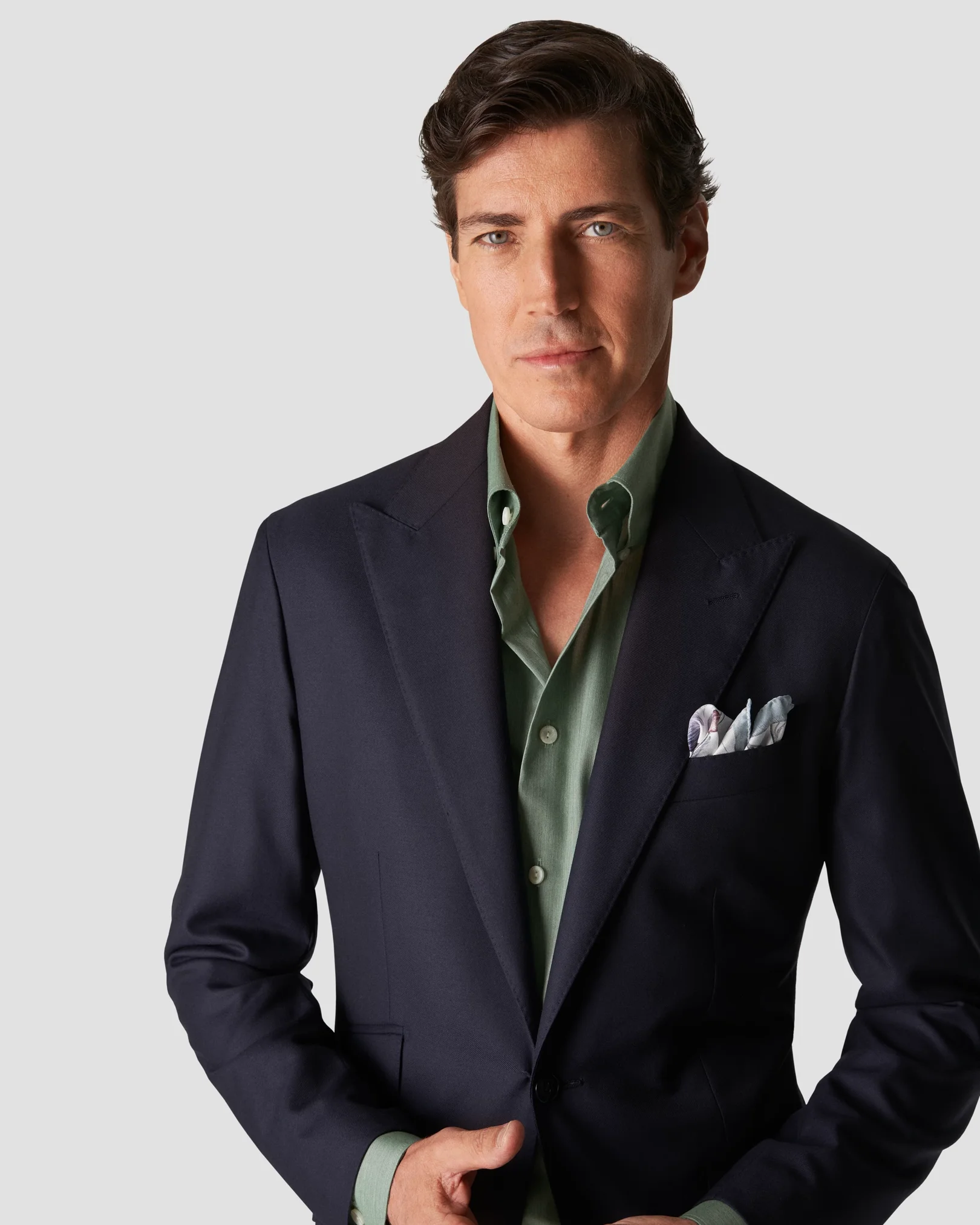 Eton - mid green oxford