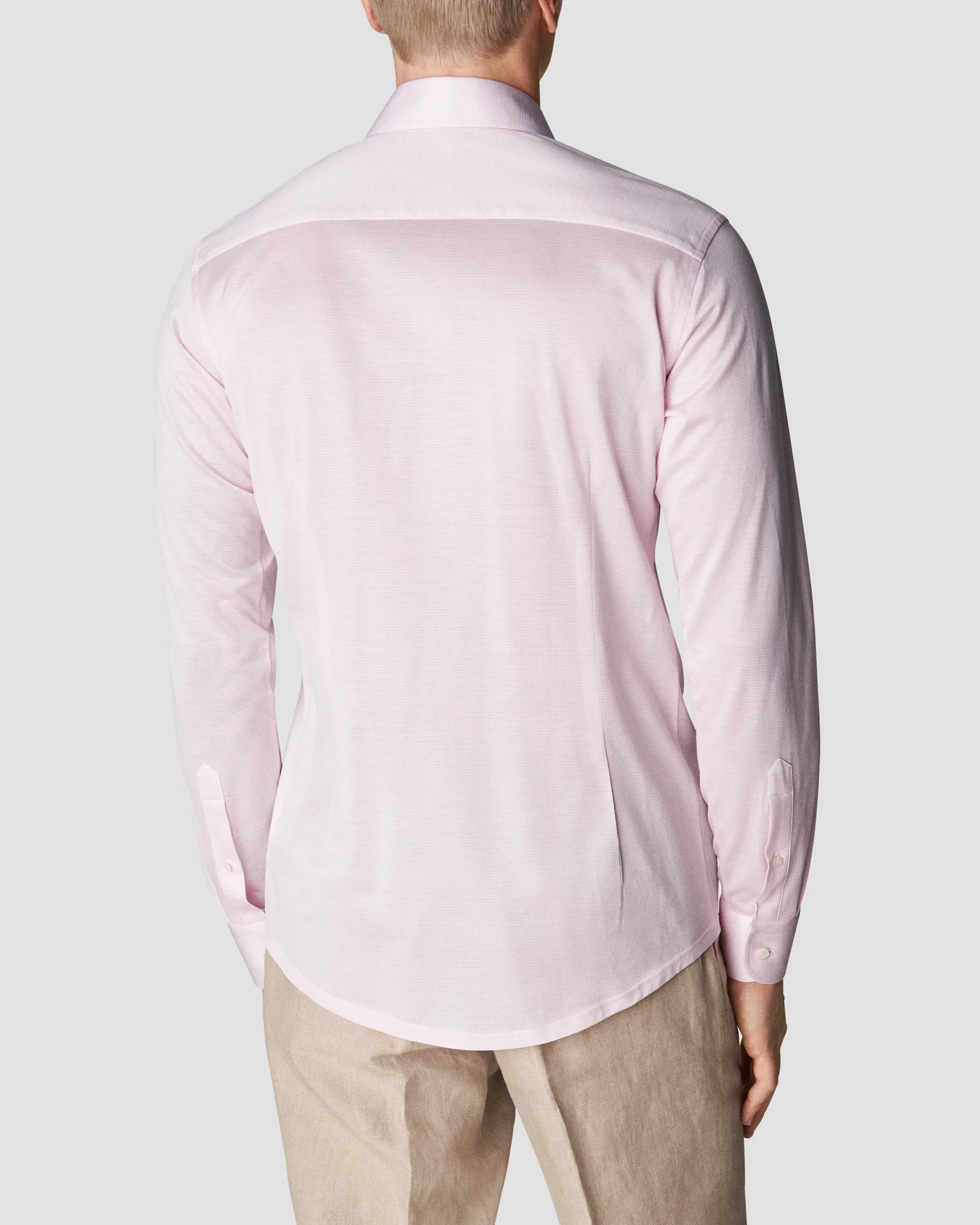 Eton - pink jacquard wide spread