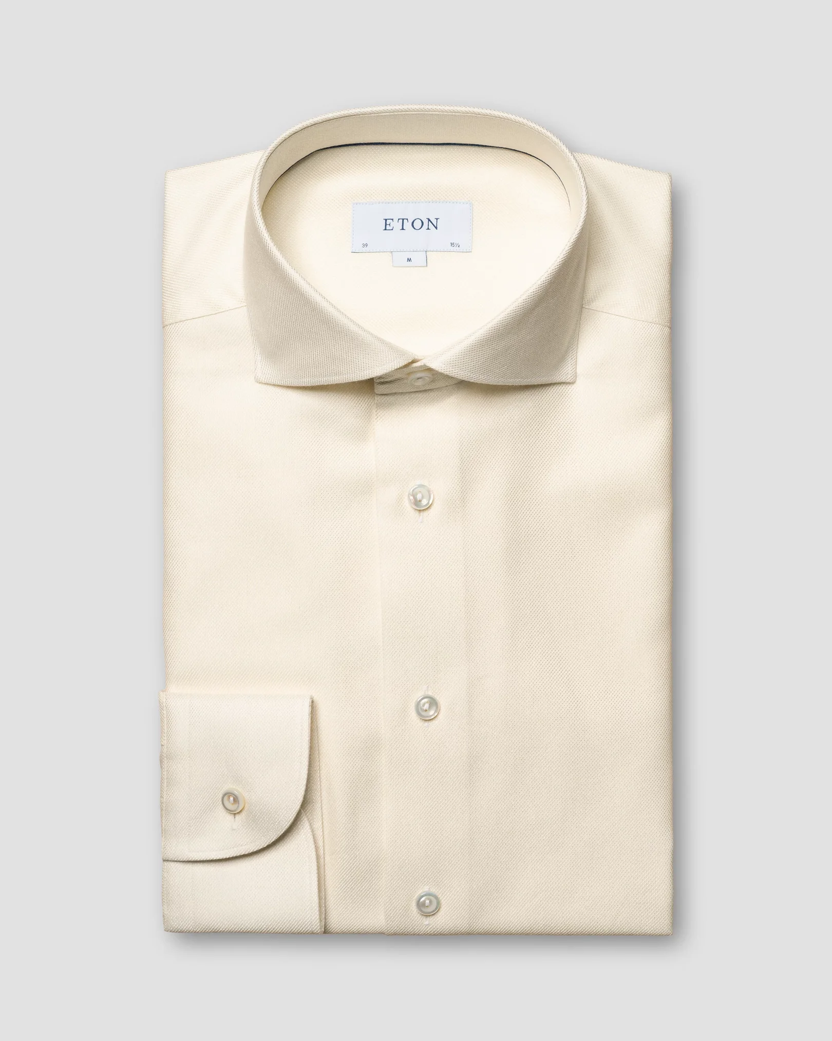 Eton - white cotton silk cashmere