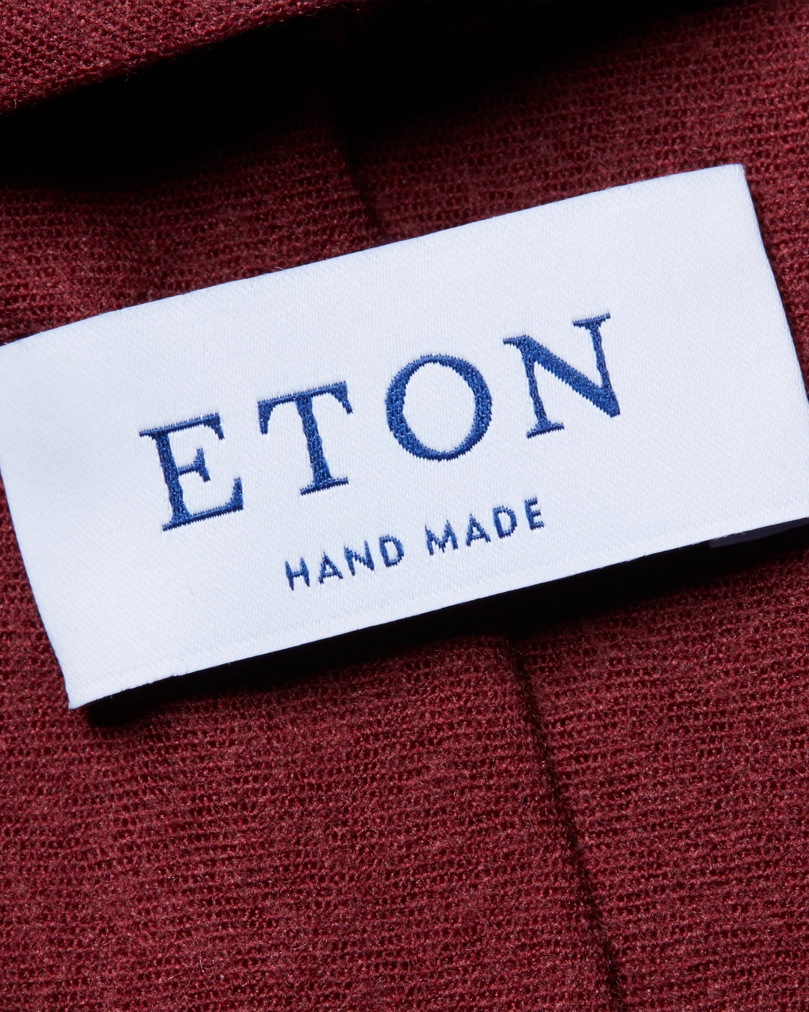 Eton - crimson red wool tie