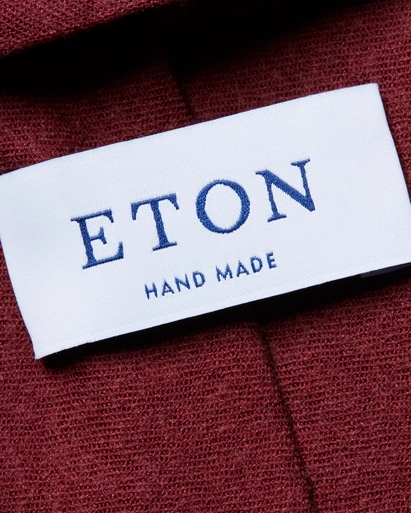 Eton - crimson red wool tie