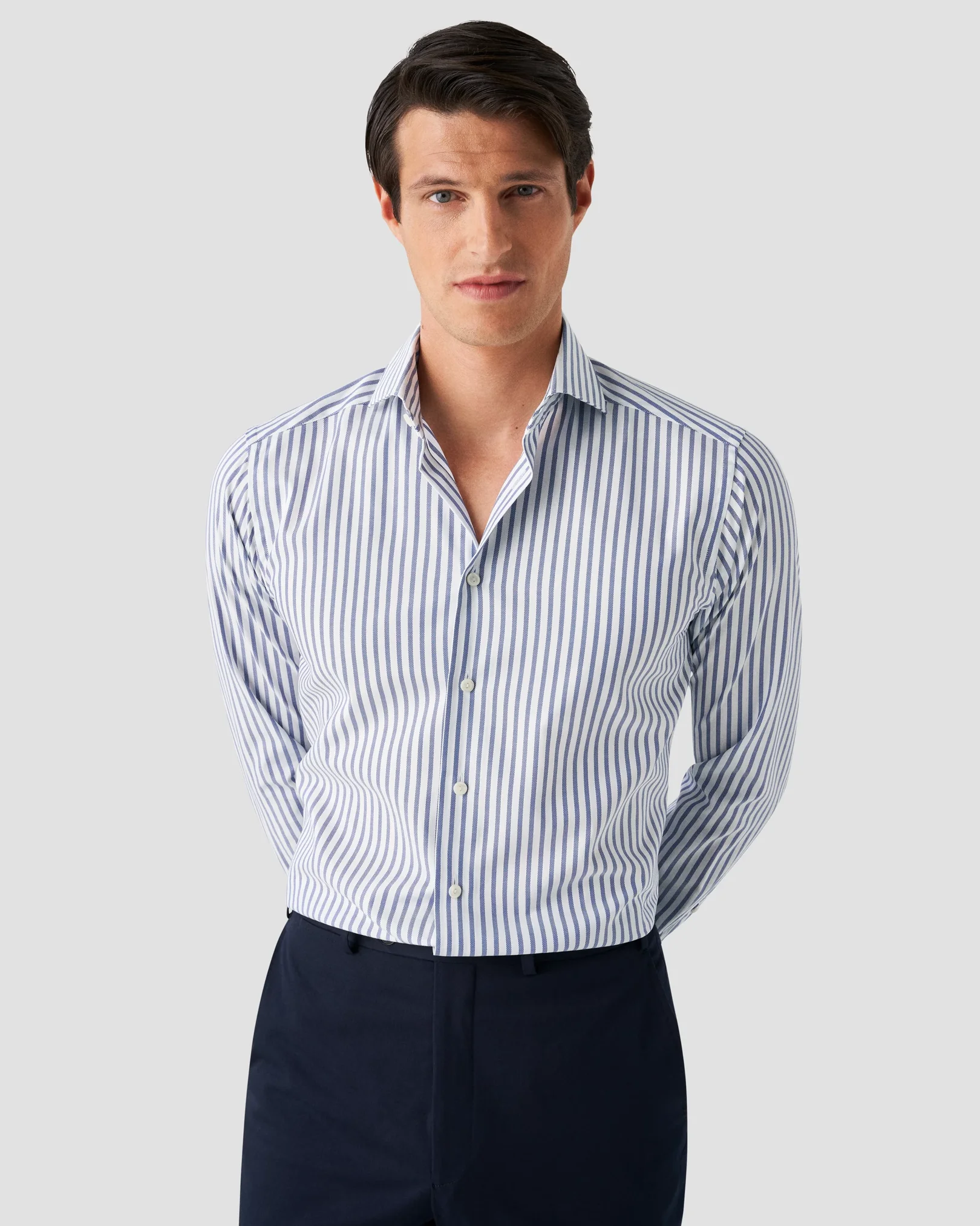 Eton - mid blue oxford