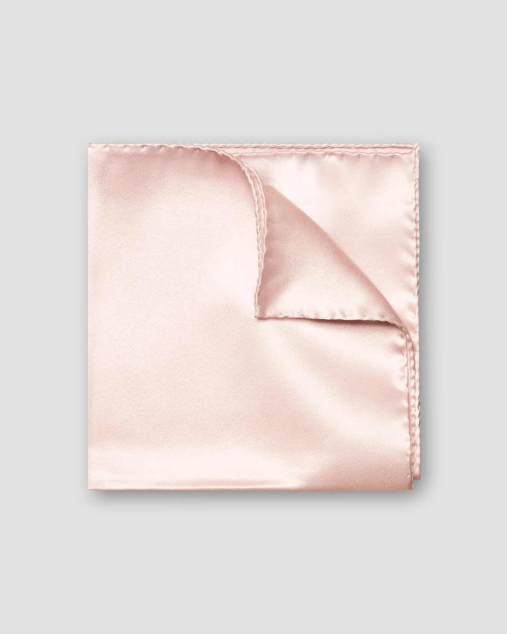 Eton - Pink Solid Wedding Silk Pocket square