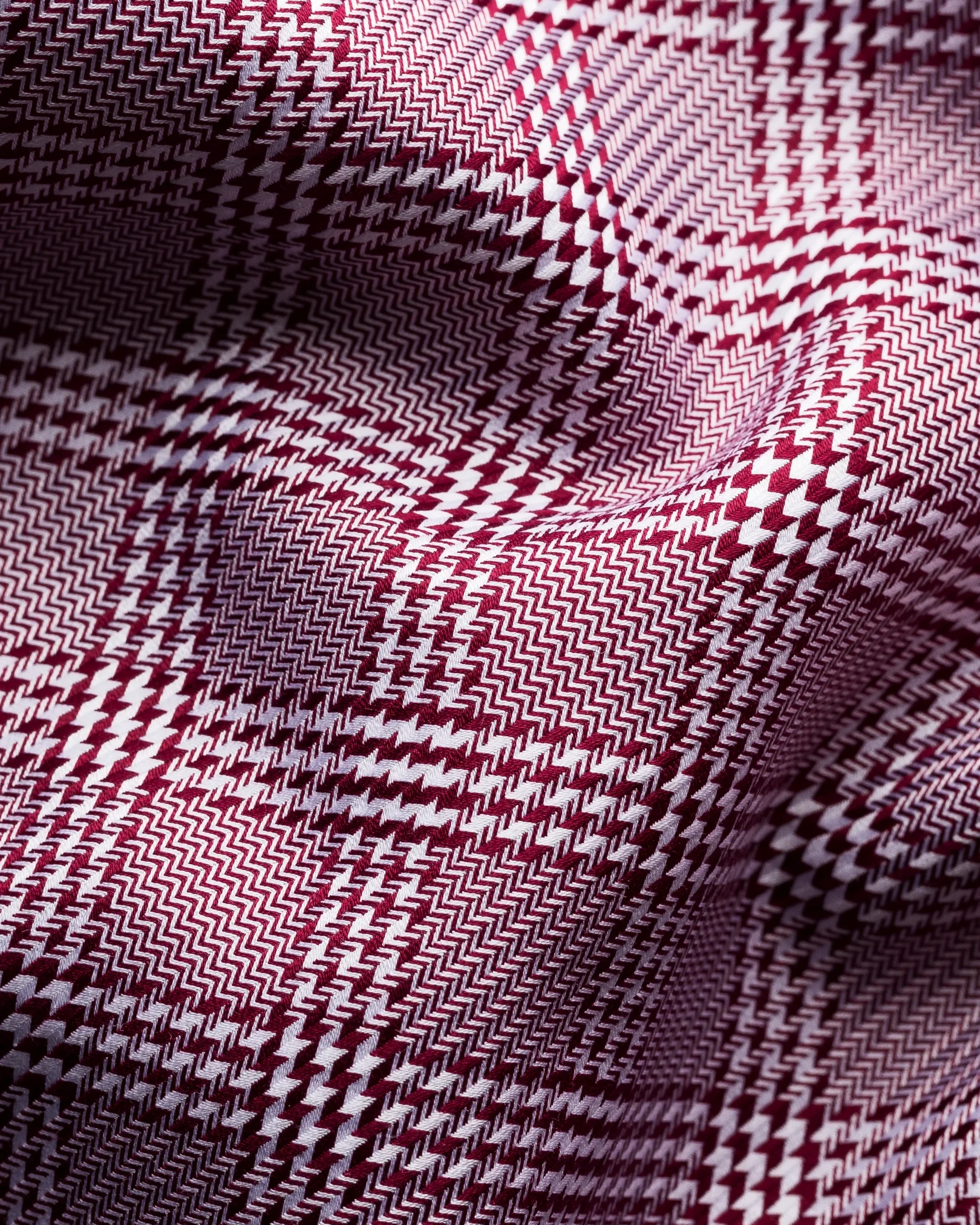 Eton - red textured twill