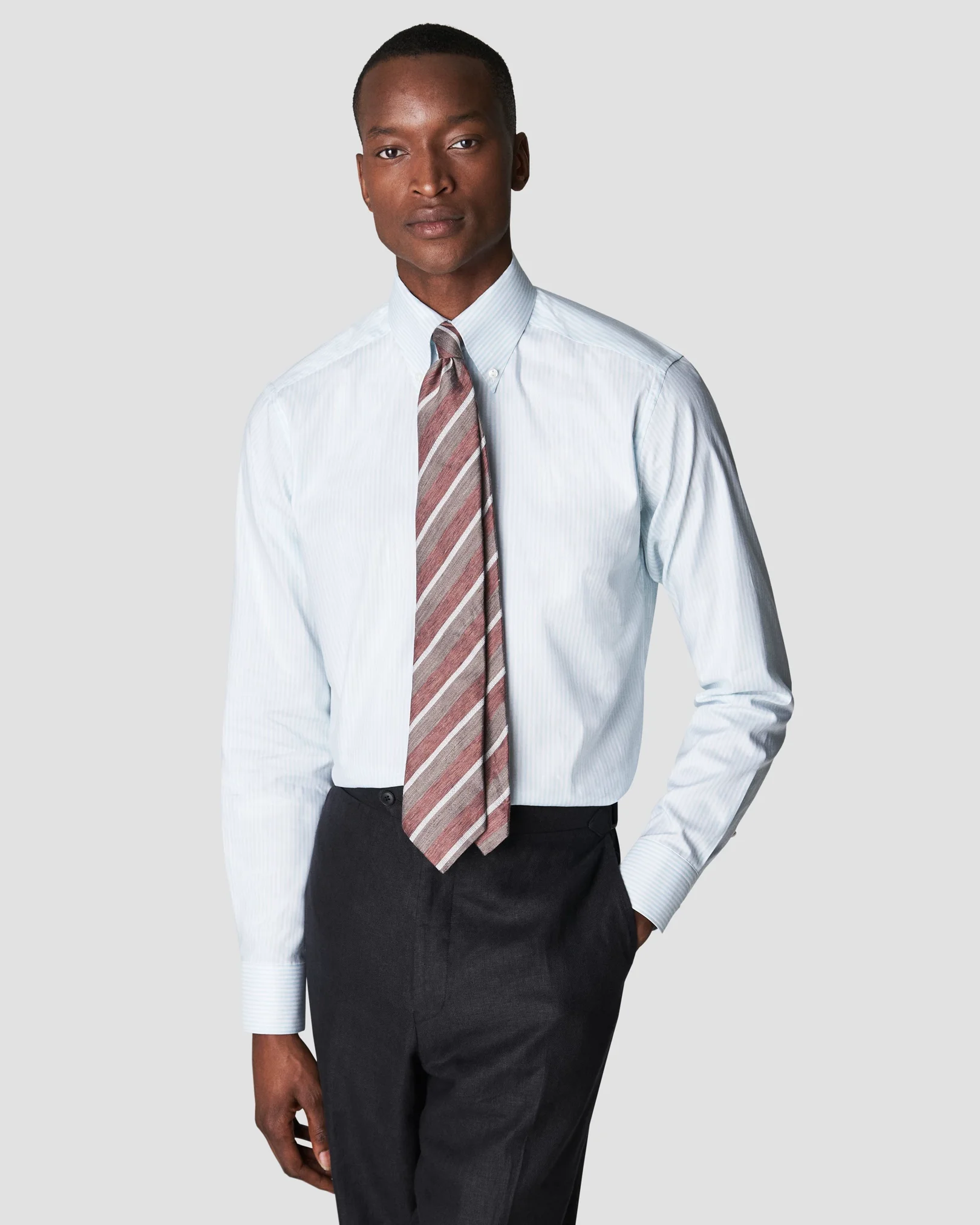 Eton - blue fine oxford