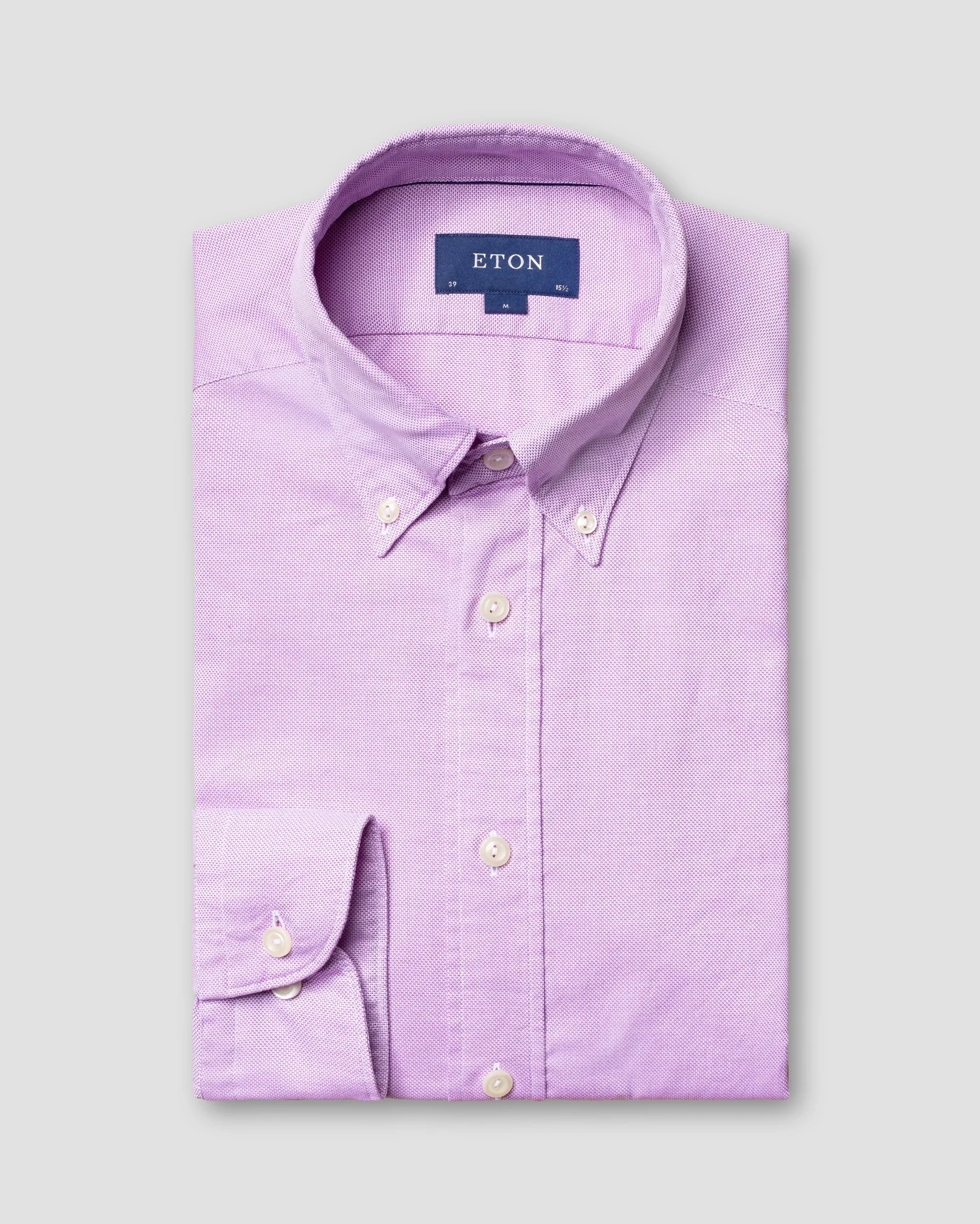 Eton - purple oxford shirt