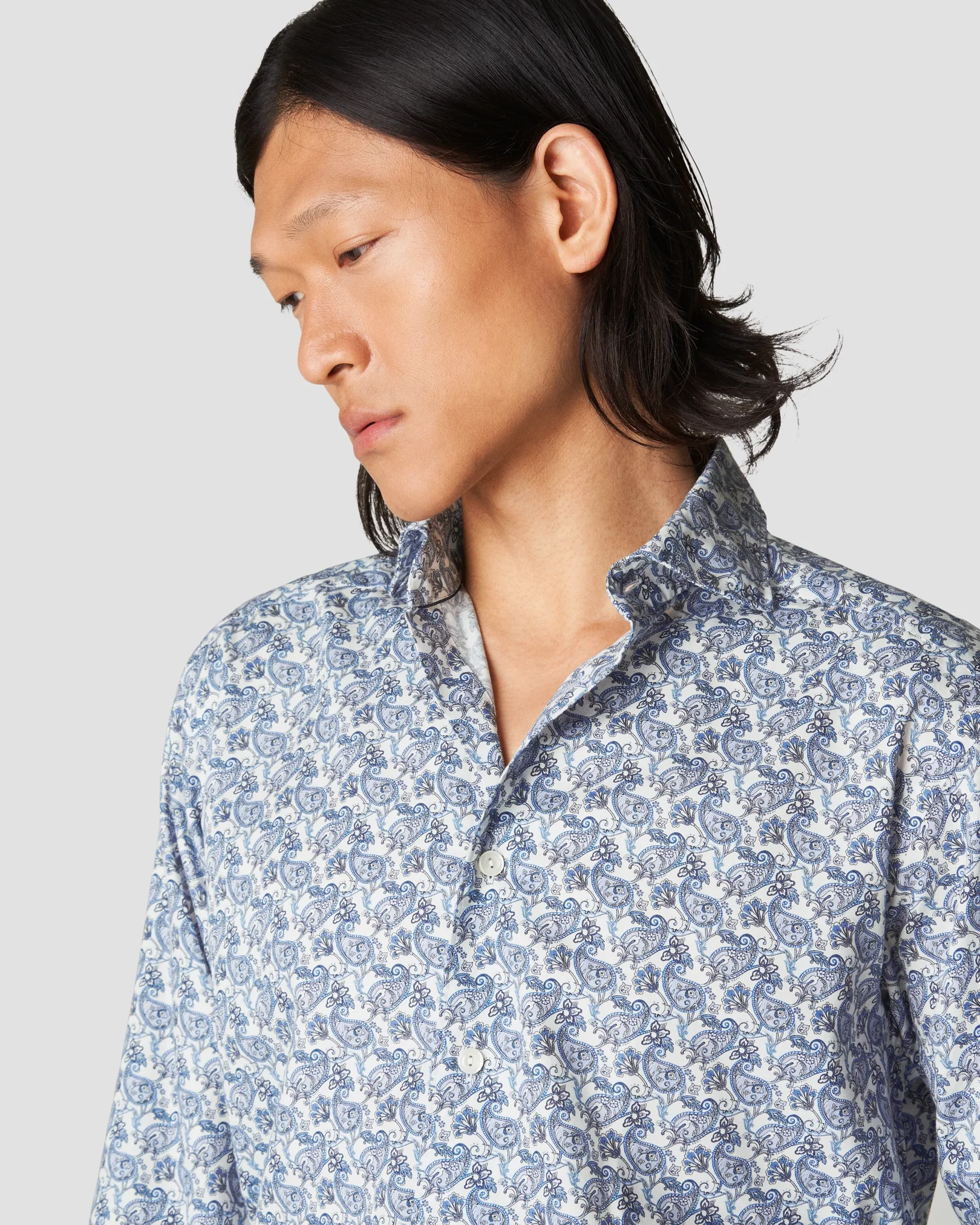 Eton - mid blue siganture twill