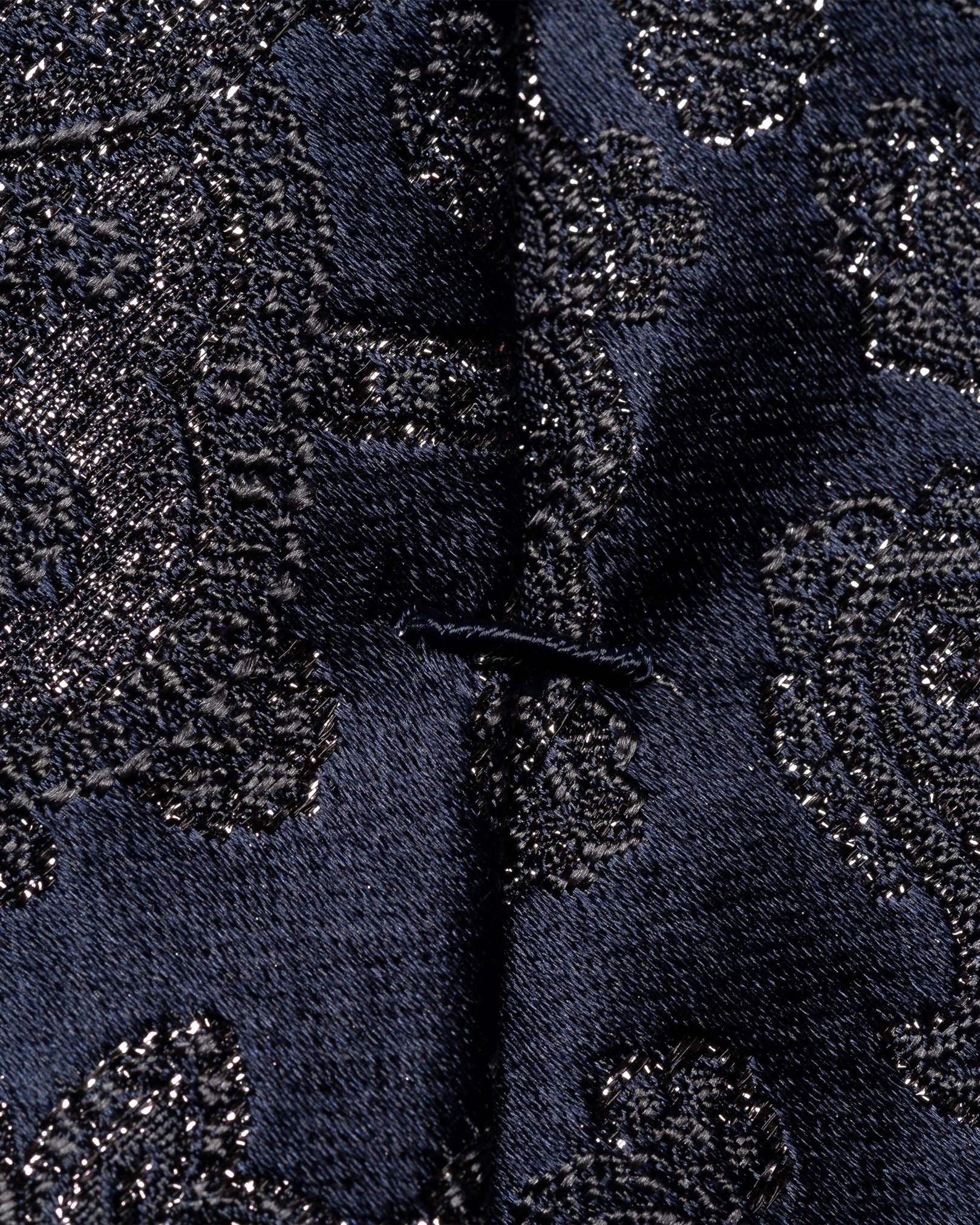 Eton - black silk blend tie
