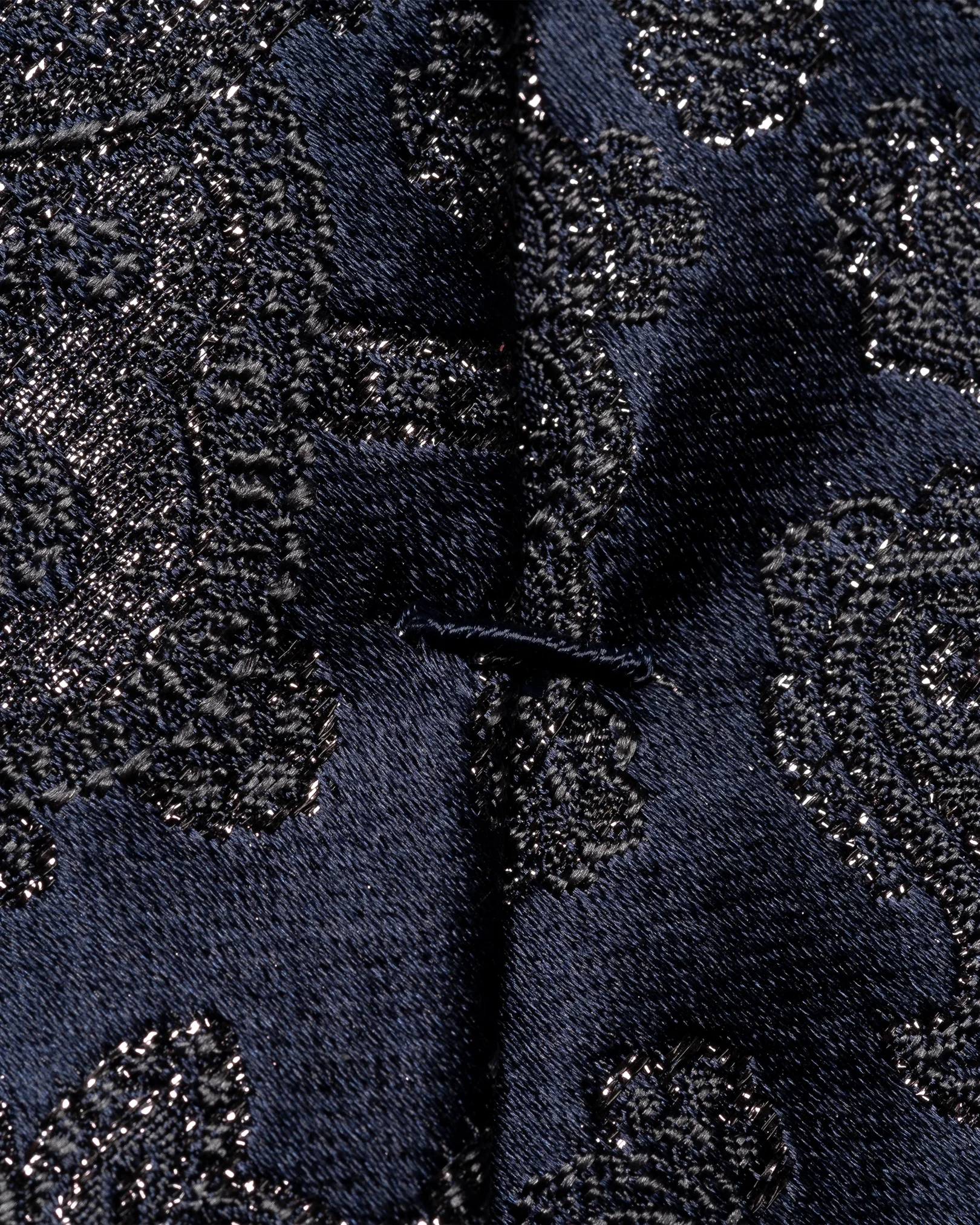 Eton - black silk blend tie