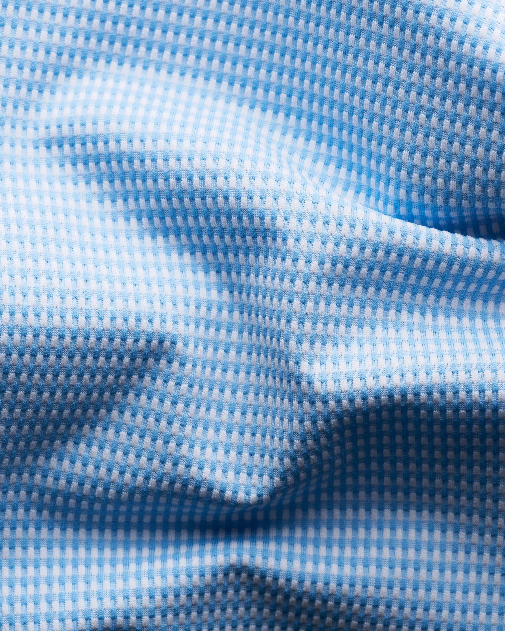 Eton - checked light blue cut away