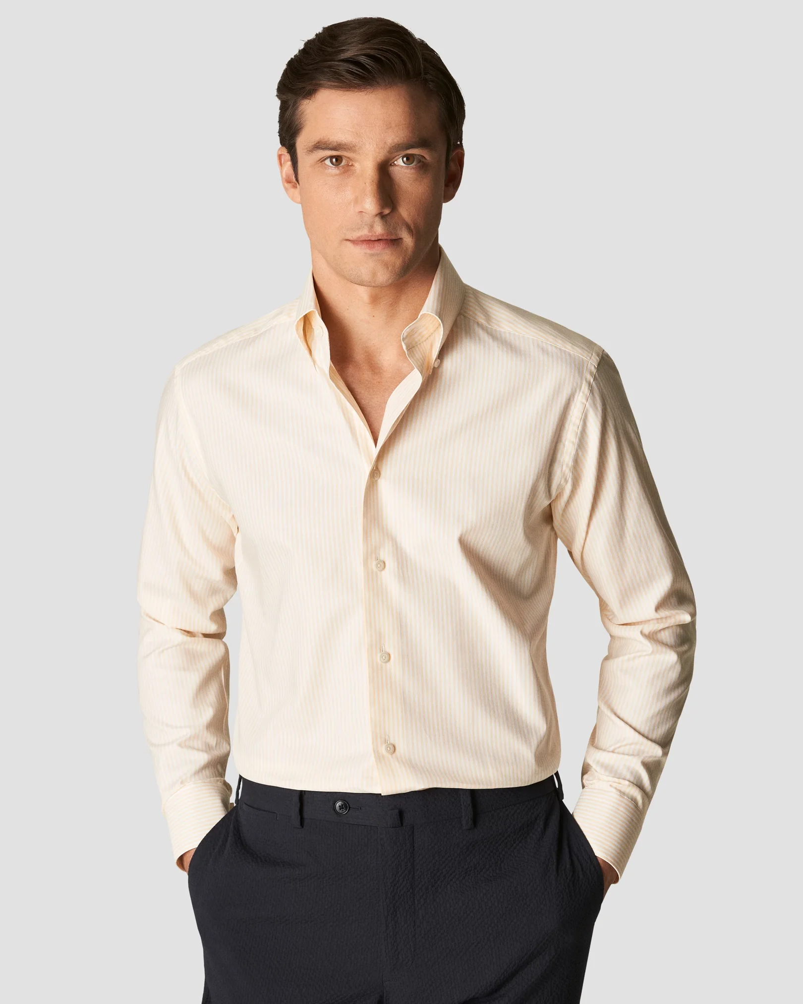 Eton - yellow fine oxford