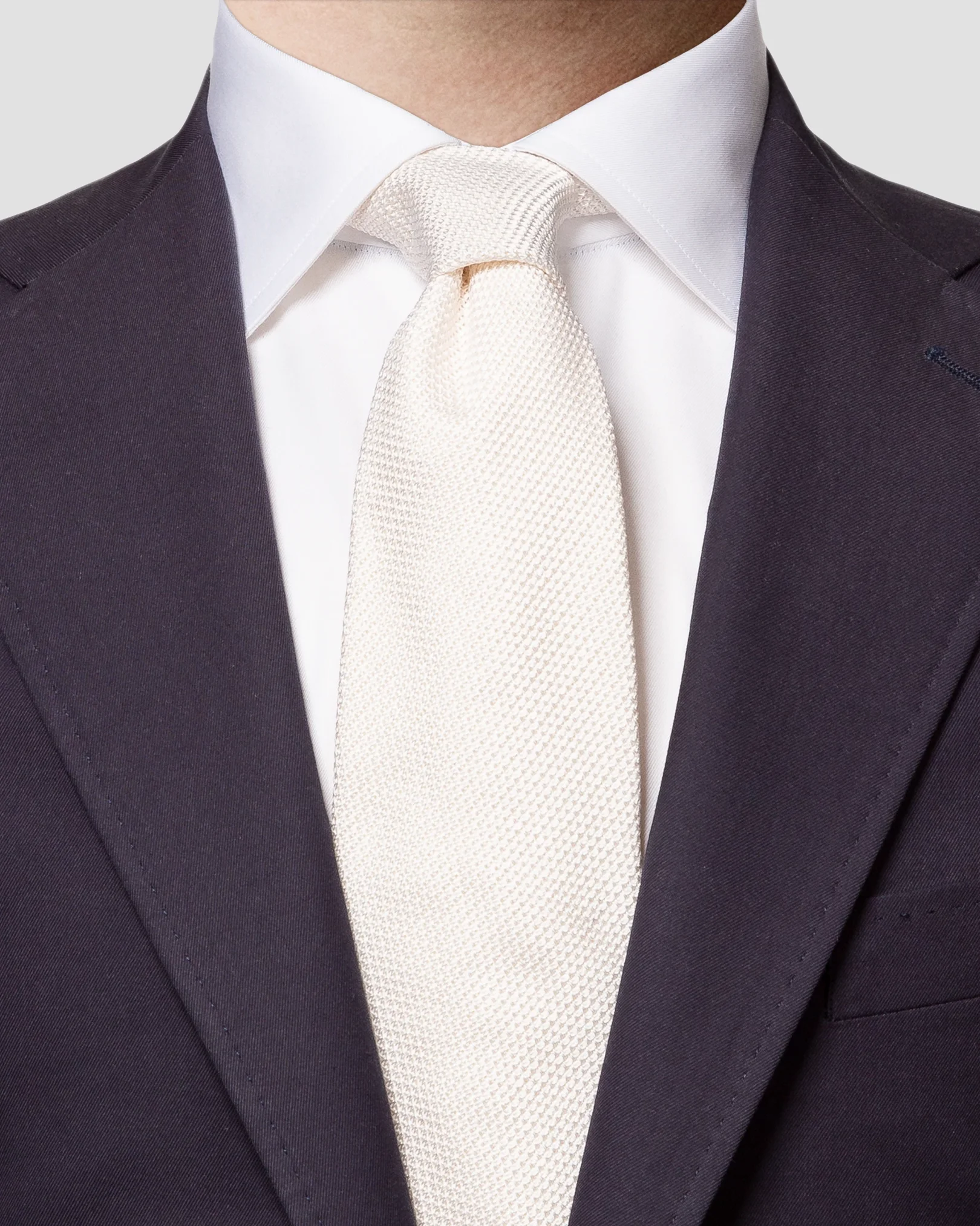 Eton - white grenadine tie