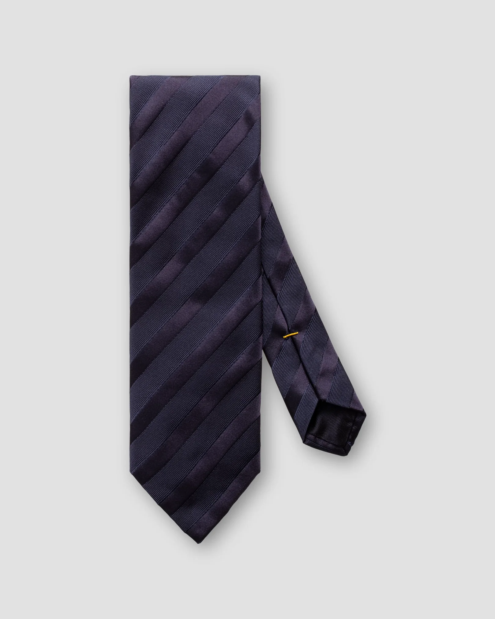 Eton - navy woven stripes tie