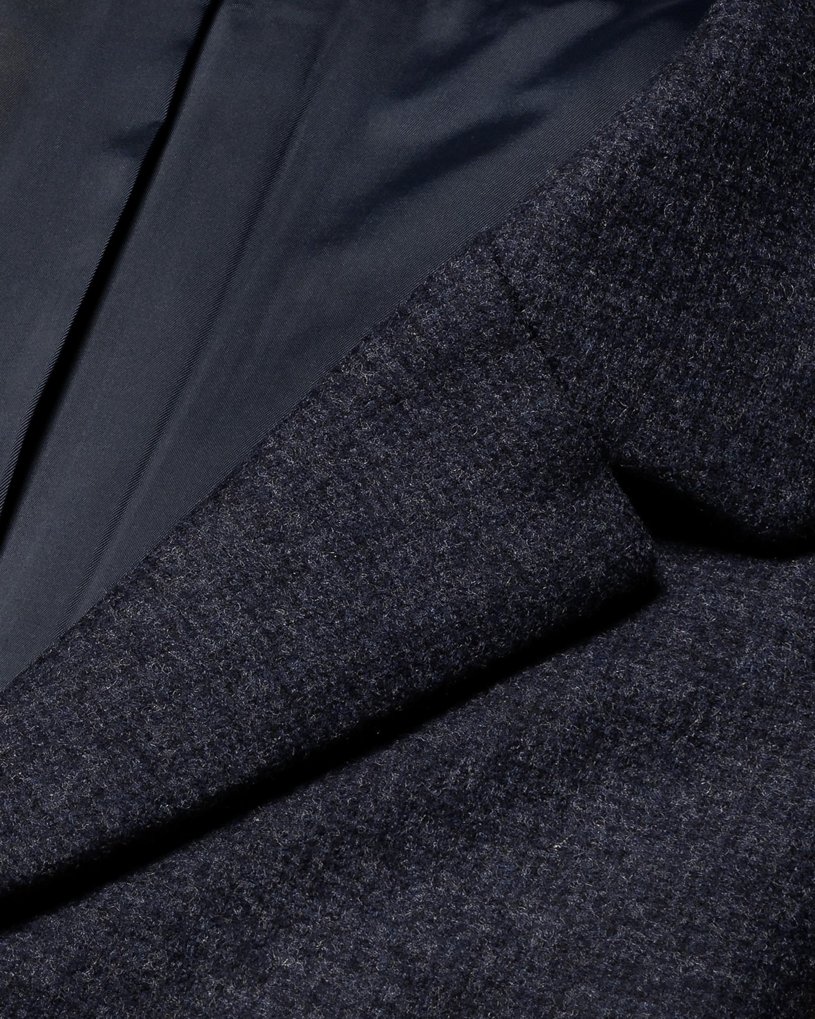 Eton - dark blue flannel overshirt