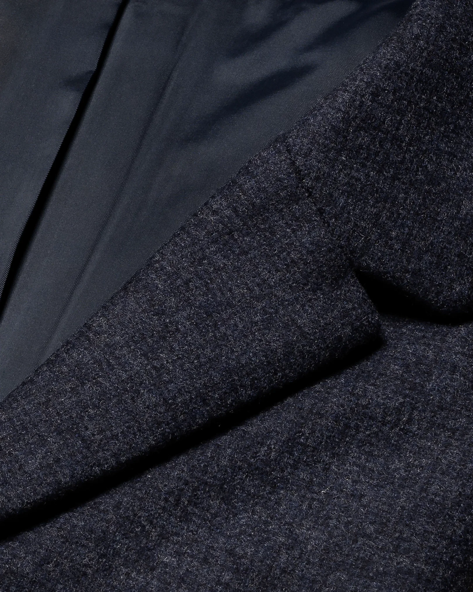 Eton - dark blue flannel overshirt