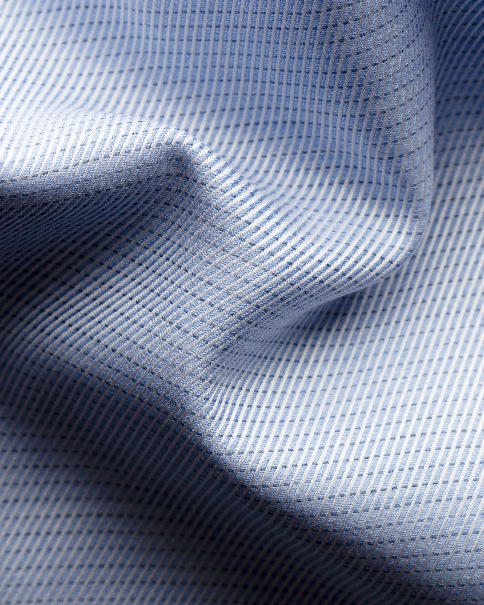 Eton - mid blue fine twill widespread