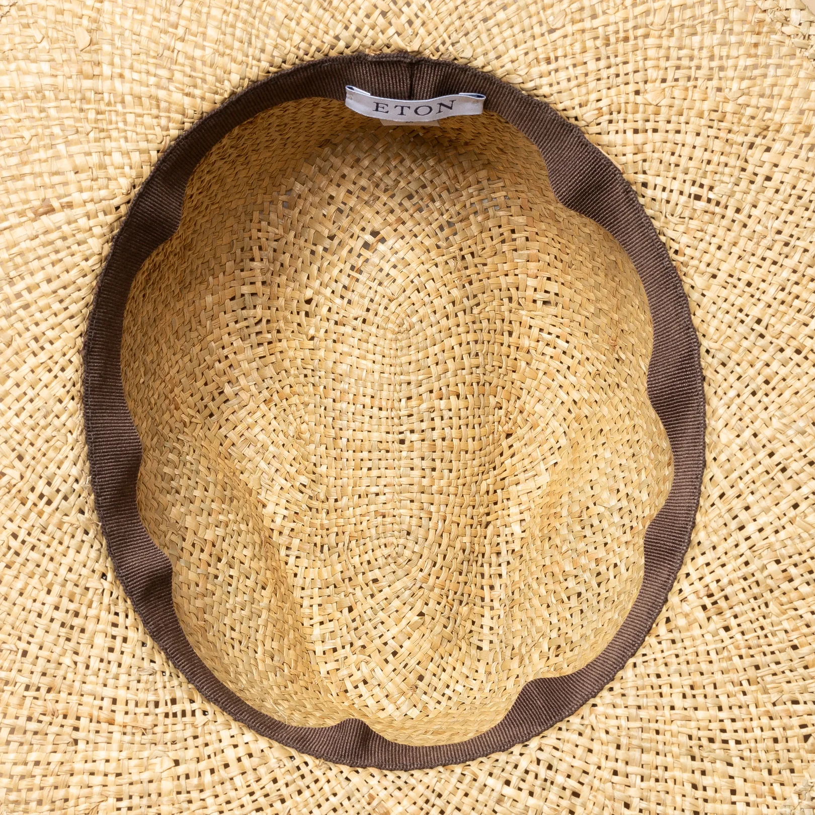 Eton - brown seagrass hat