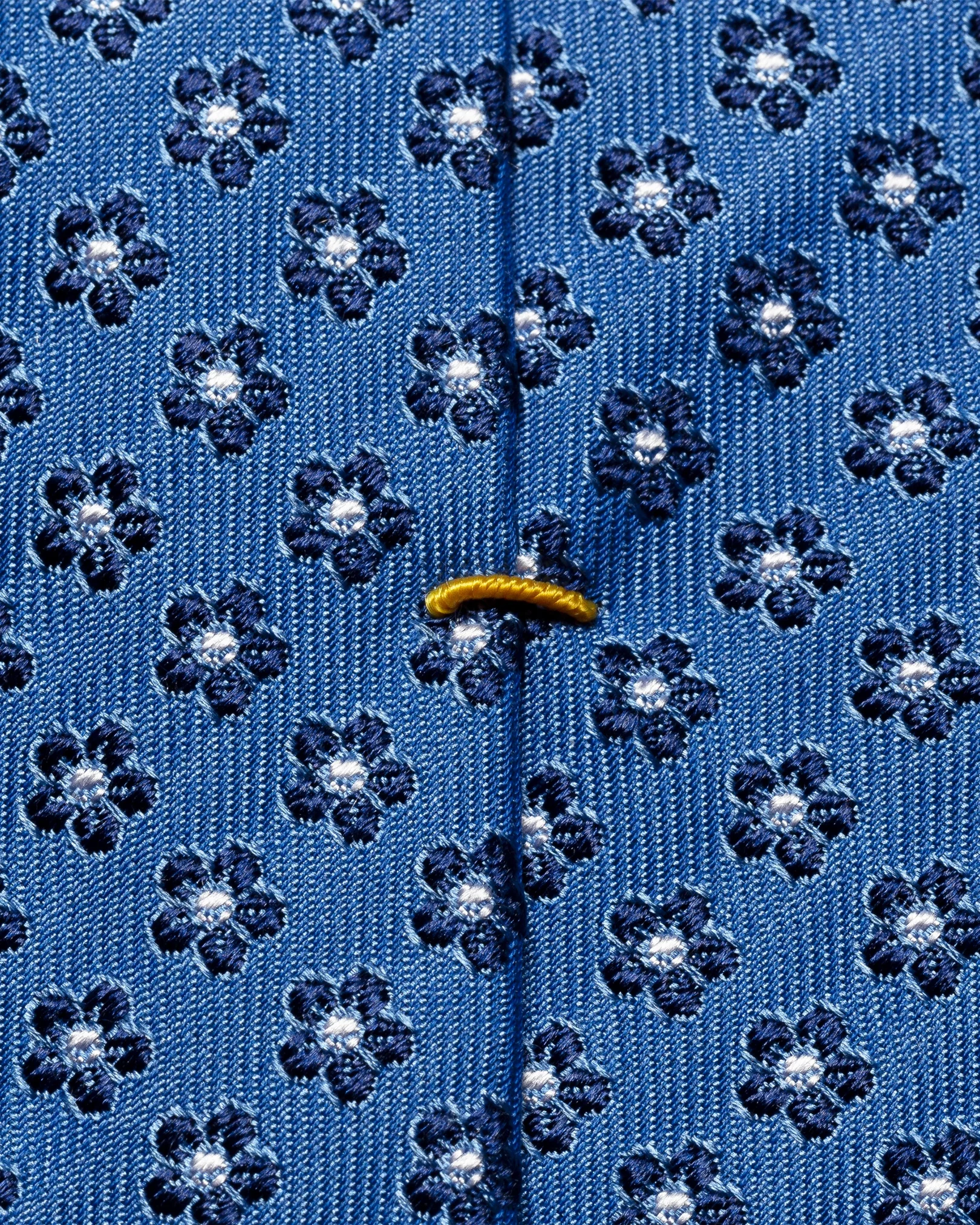 Eton - mid blue flora tie