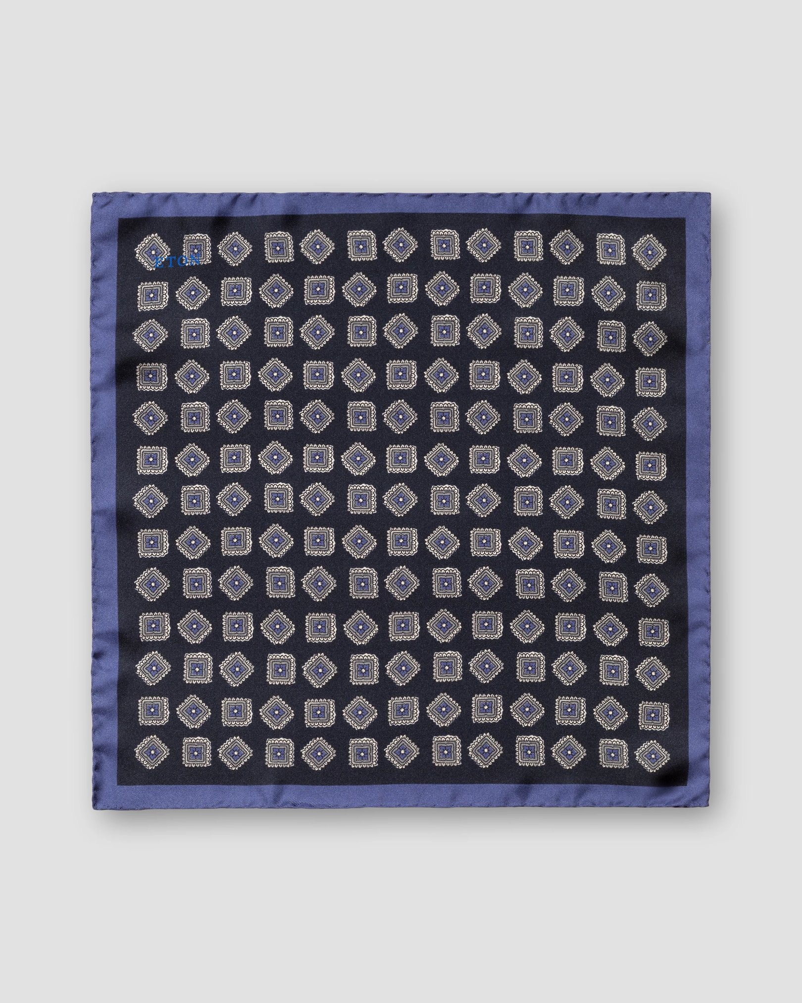 Eton - black pocket square