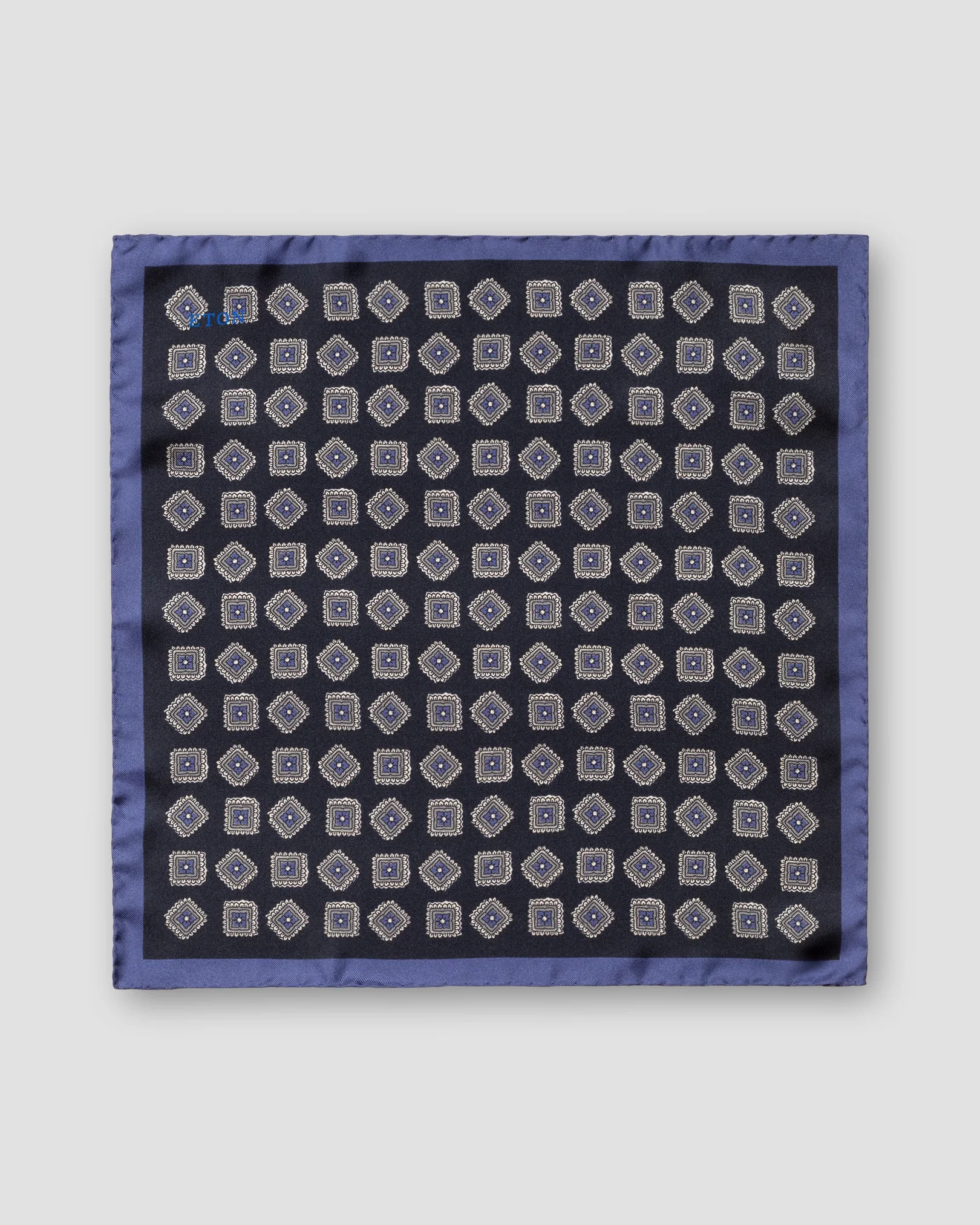 Eton - black pocket square