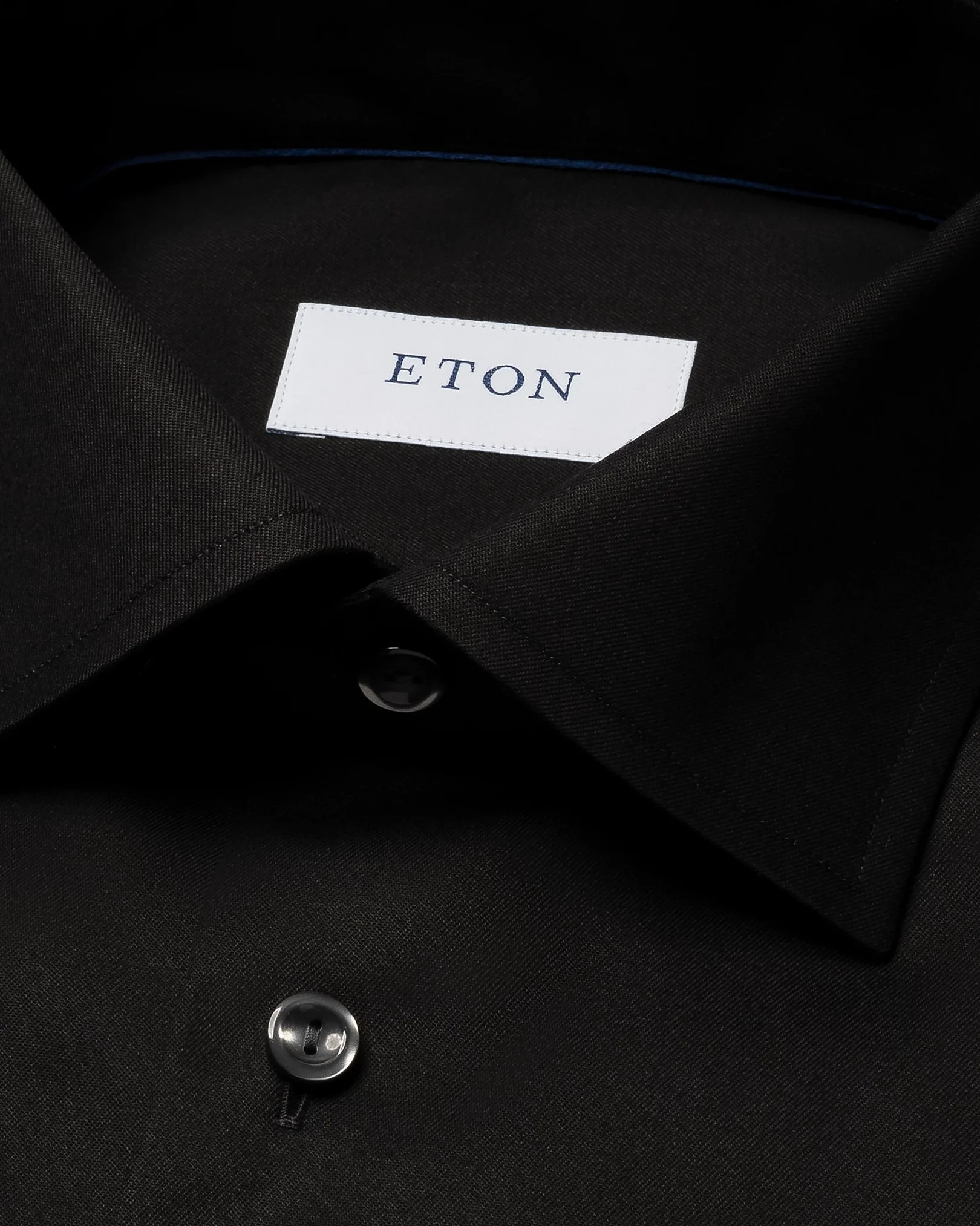 Eton - black shirt signature twill