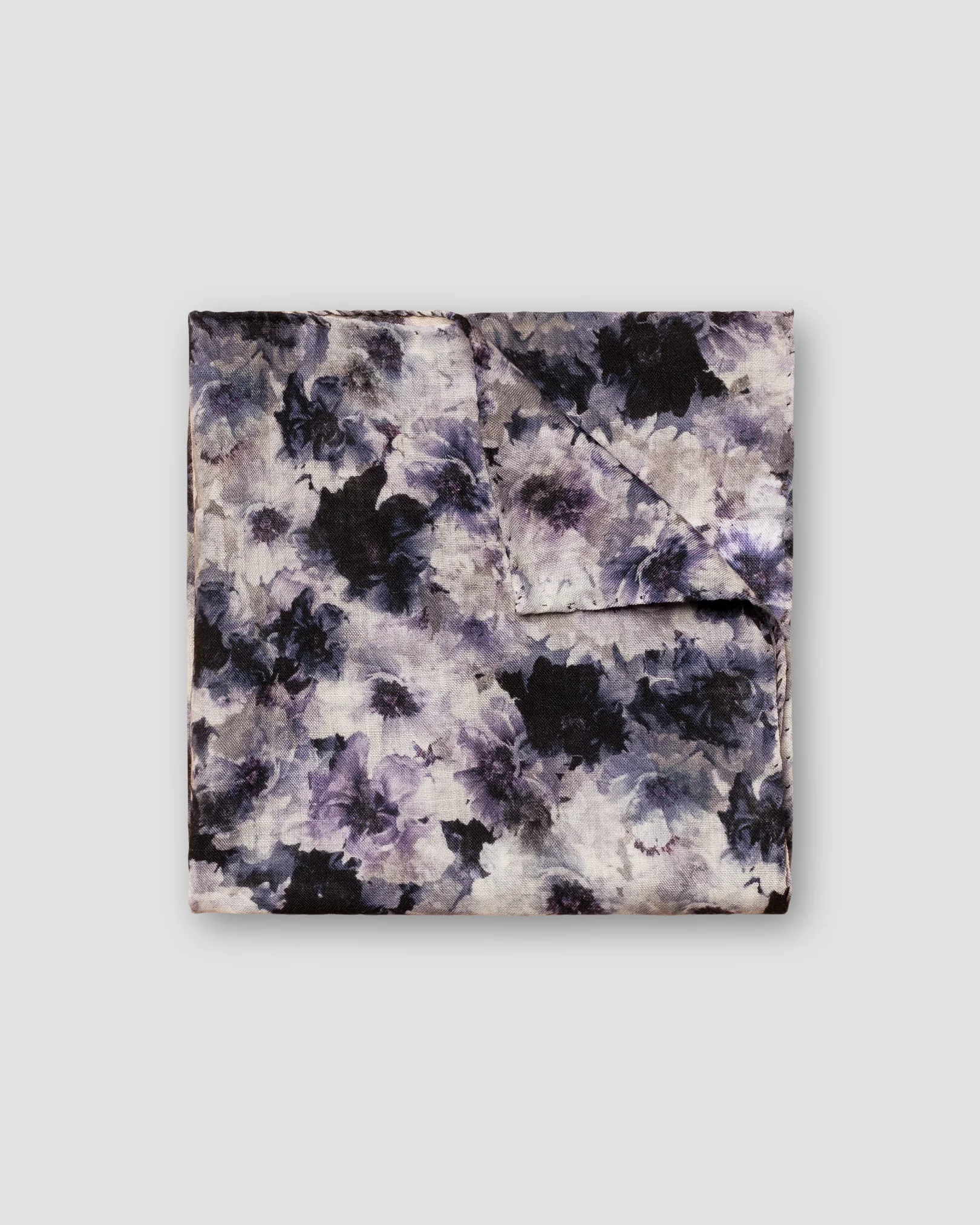 Eton - navy blue silk twill pocket square