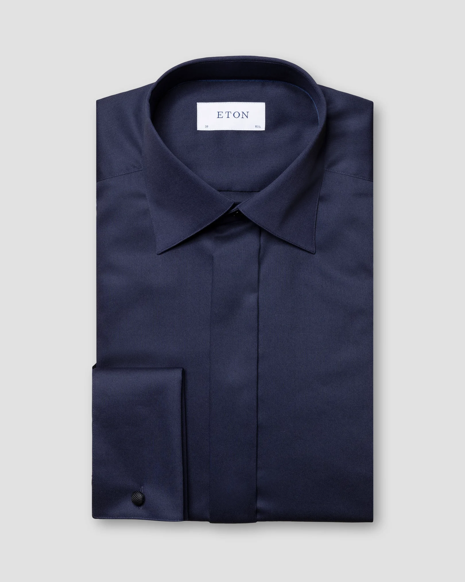 Eton - navy blue twill stretch