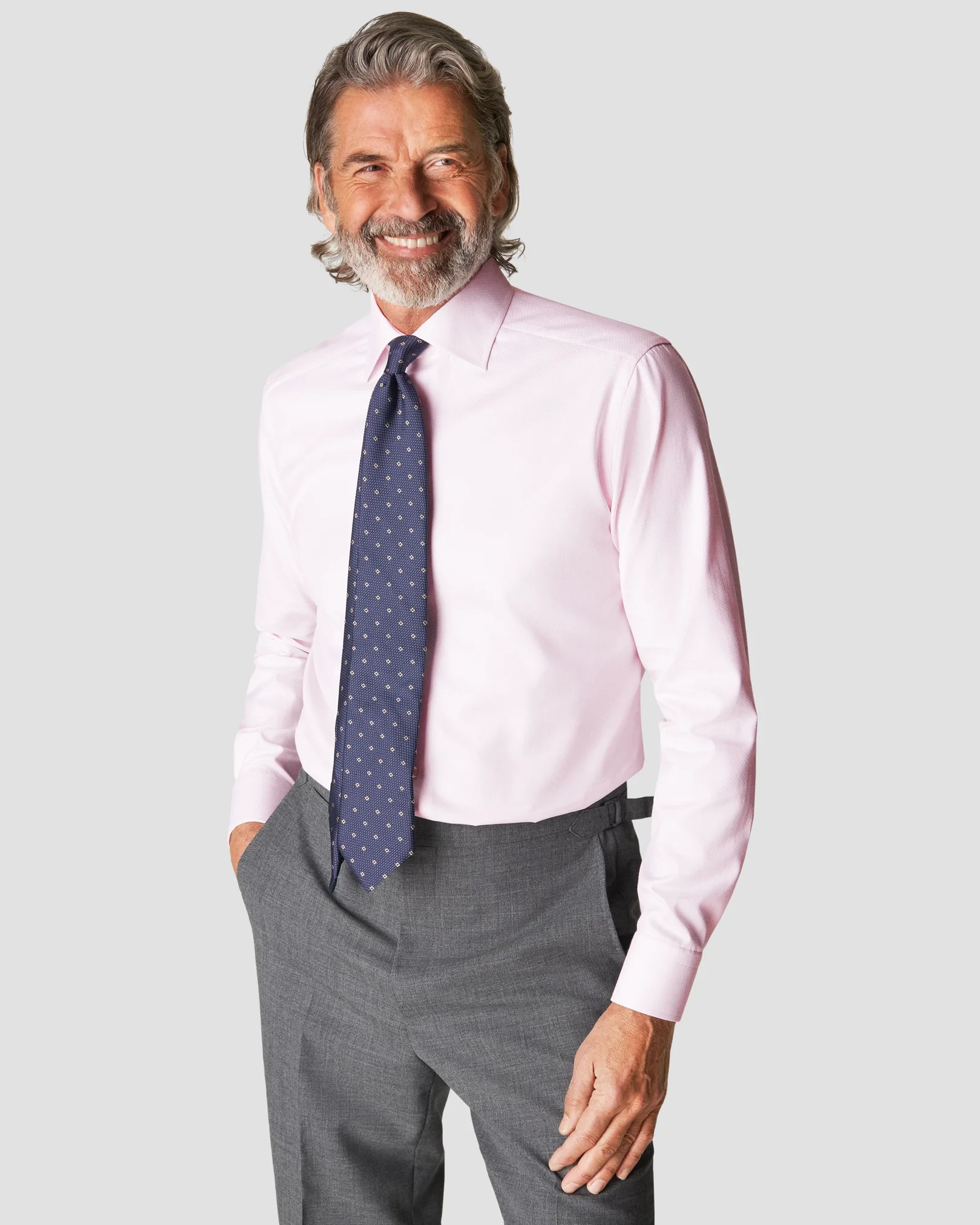 Eton - pink brocade