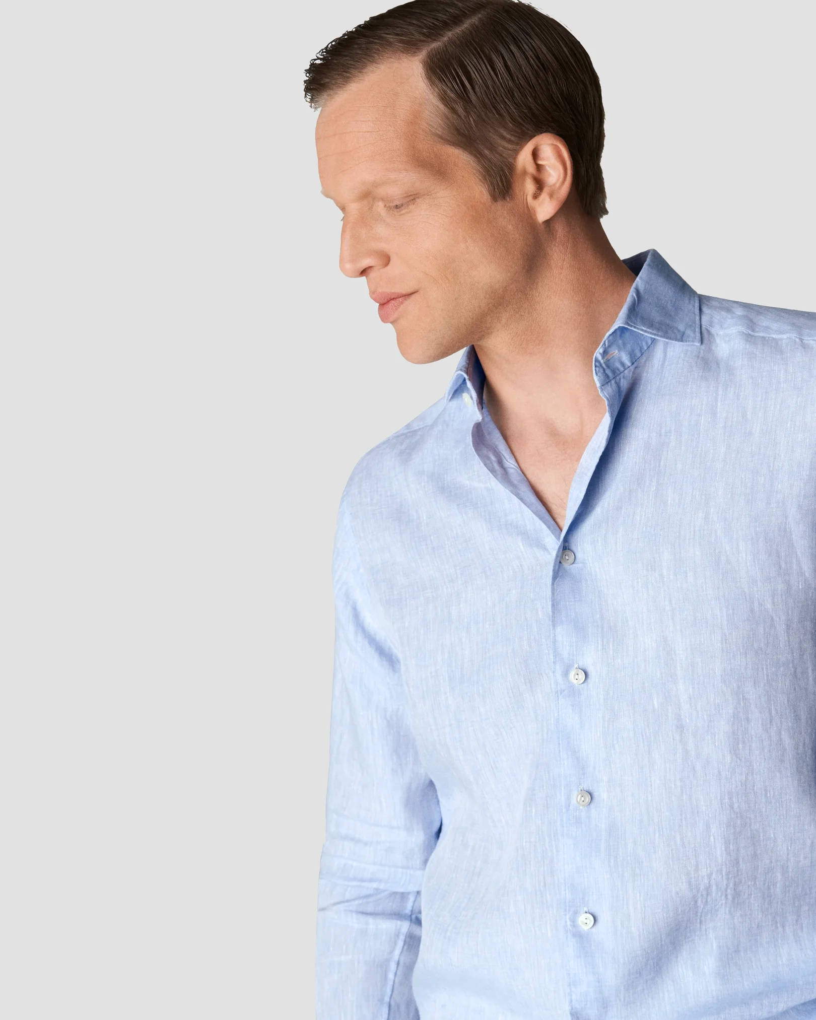 Eton - light blue linen