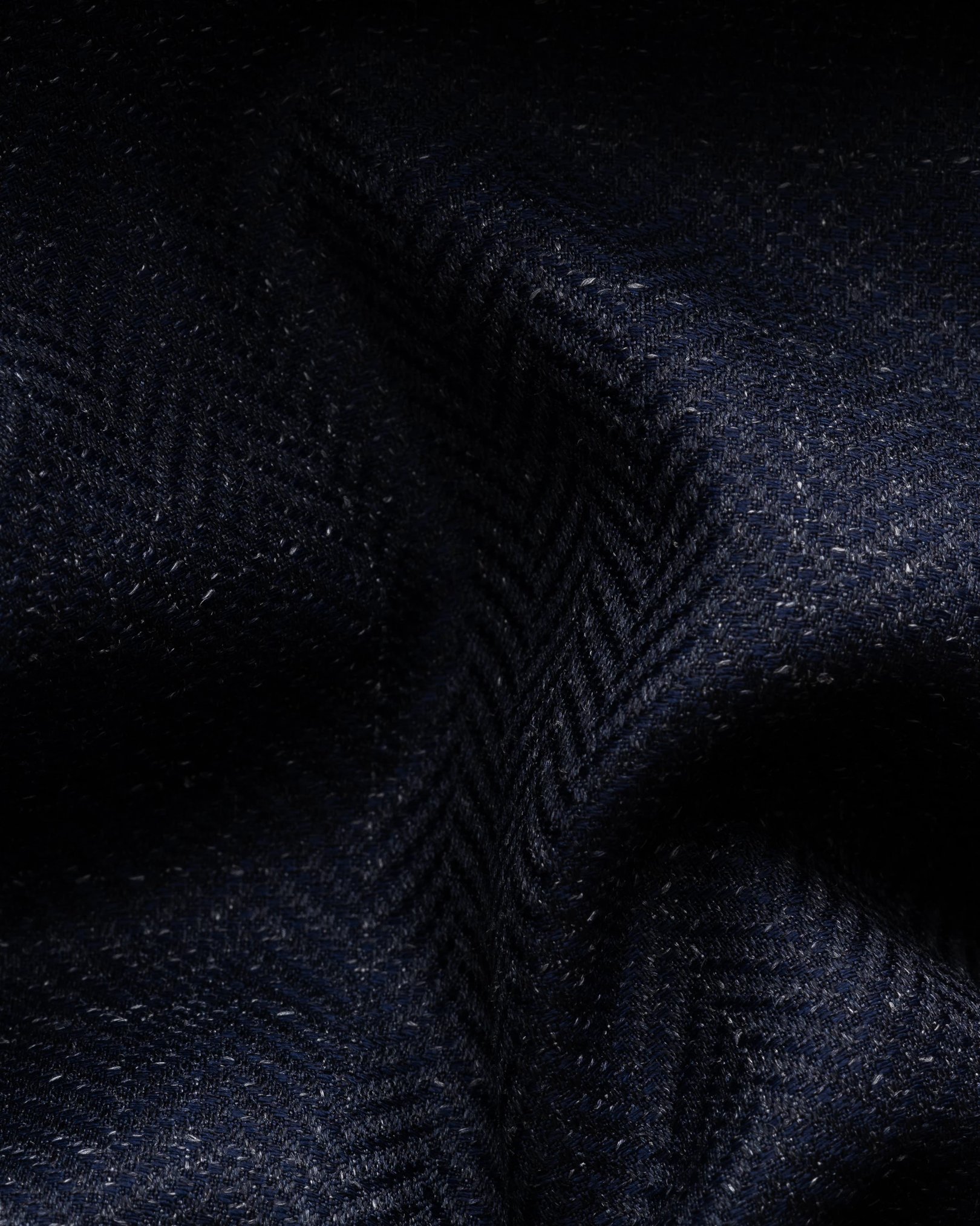 Eton - navy blue regular blend overshirt