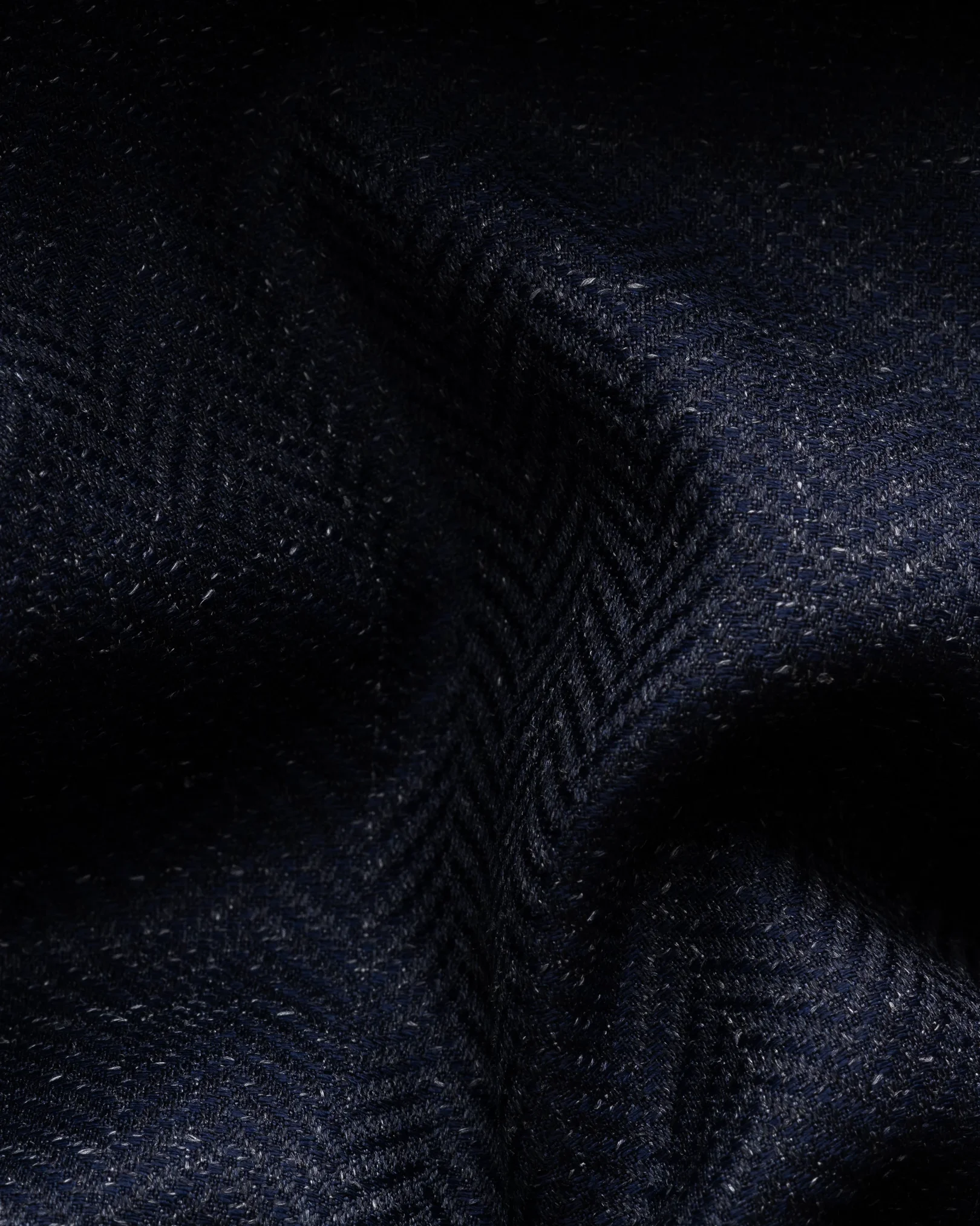 Eton - navy blue regular blend overshirt