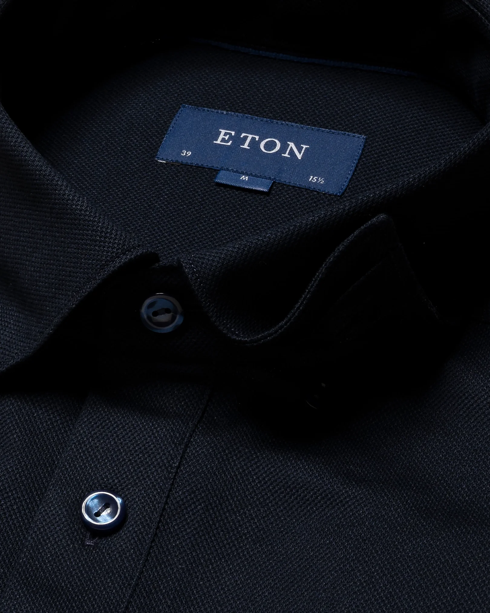 Eton - jersey turn up sleeve