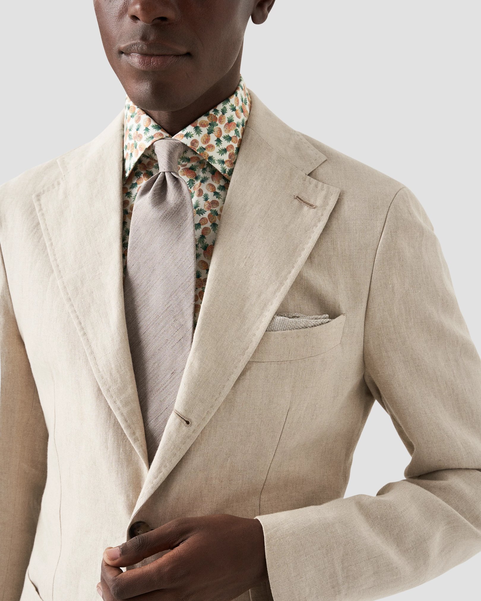 Eton - hand painted pineapple shirt
