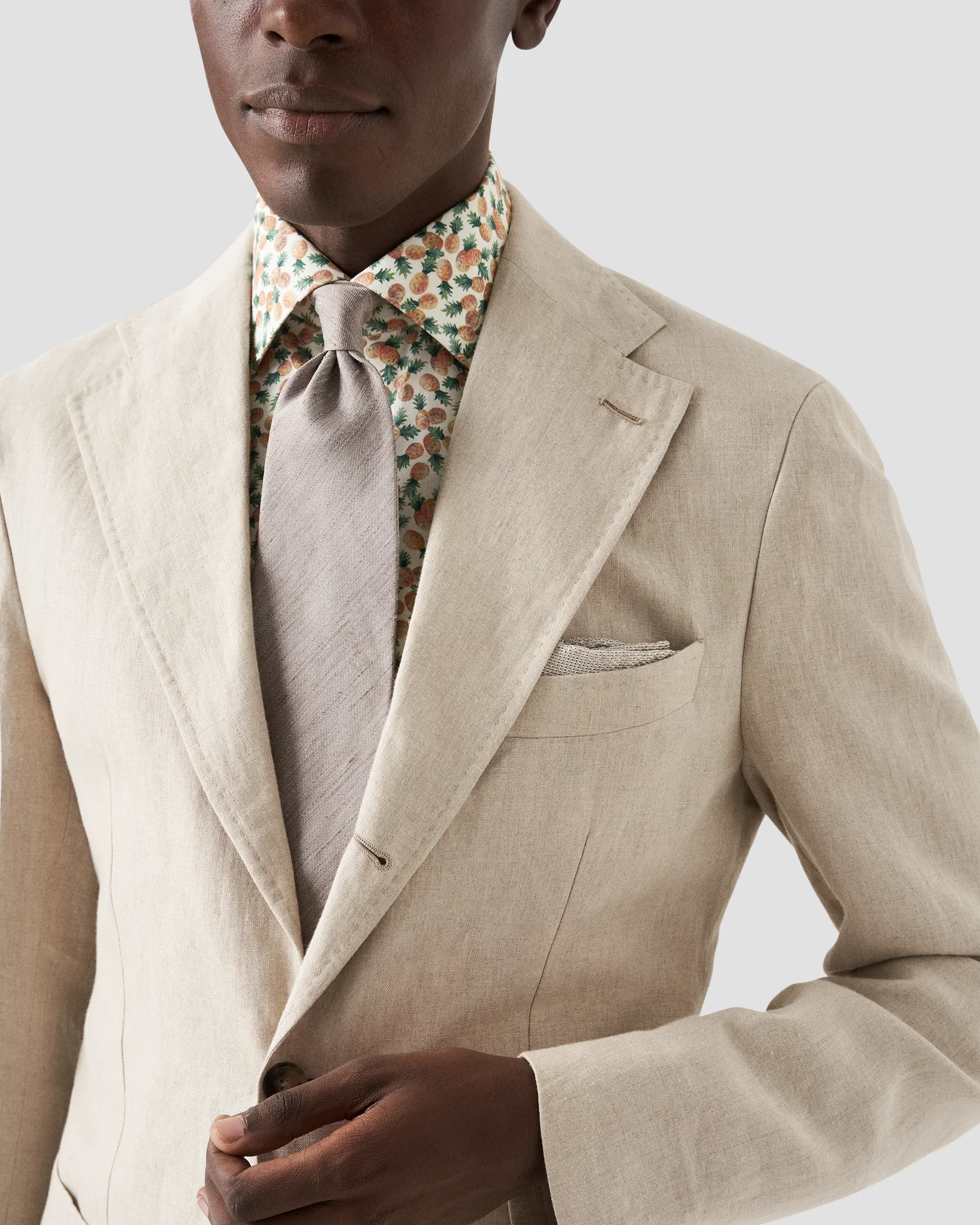 Eton - hand painted pineapple shirt