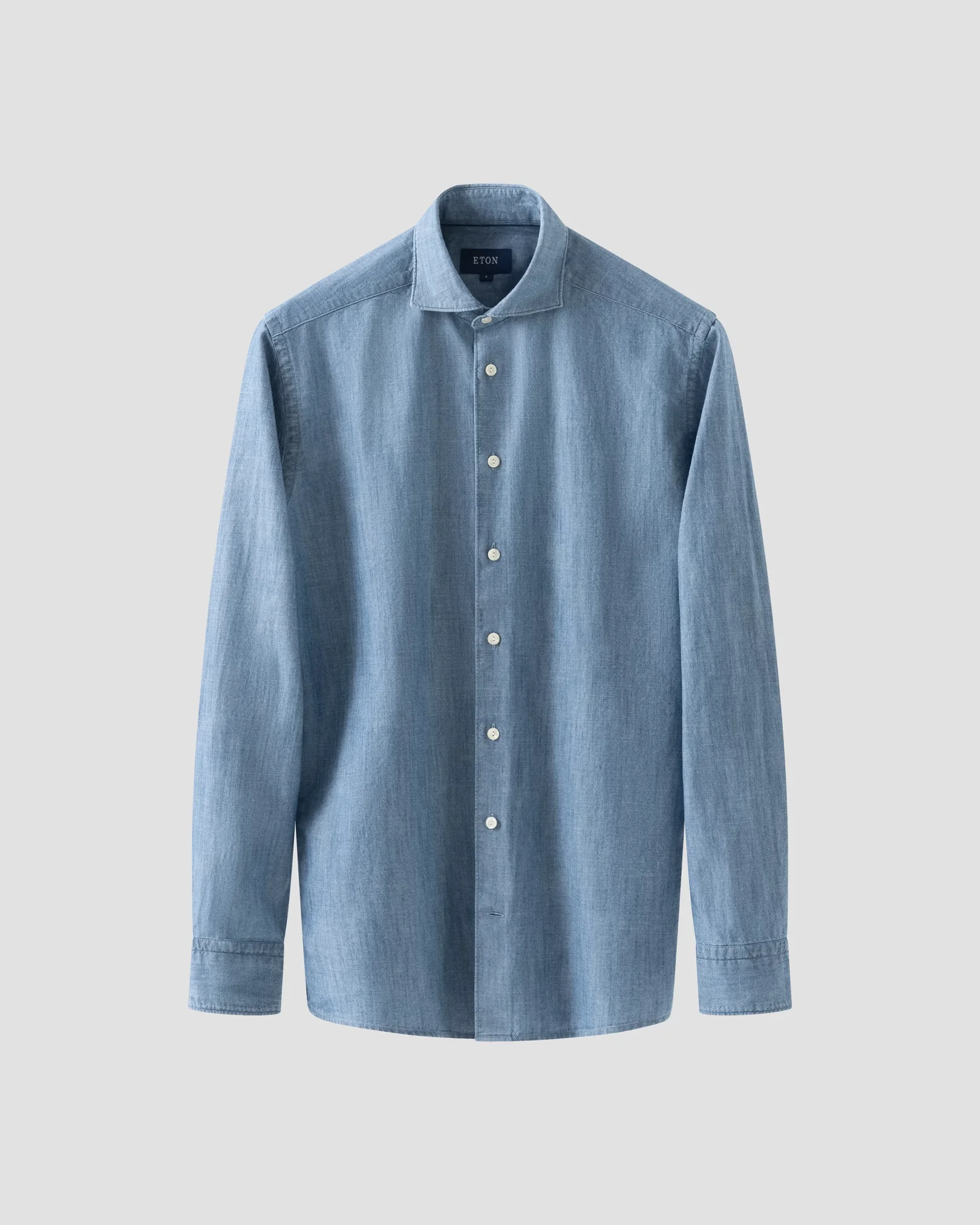 Eton - Hellblaues Denimhemd