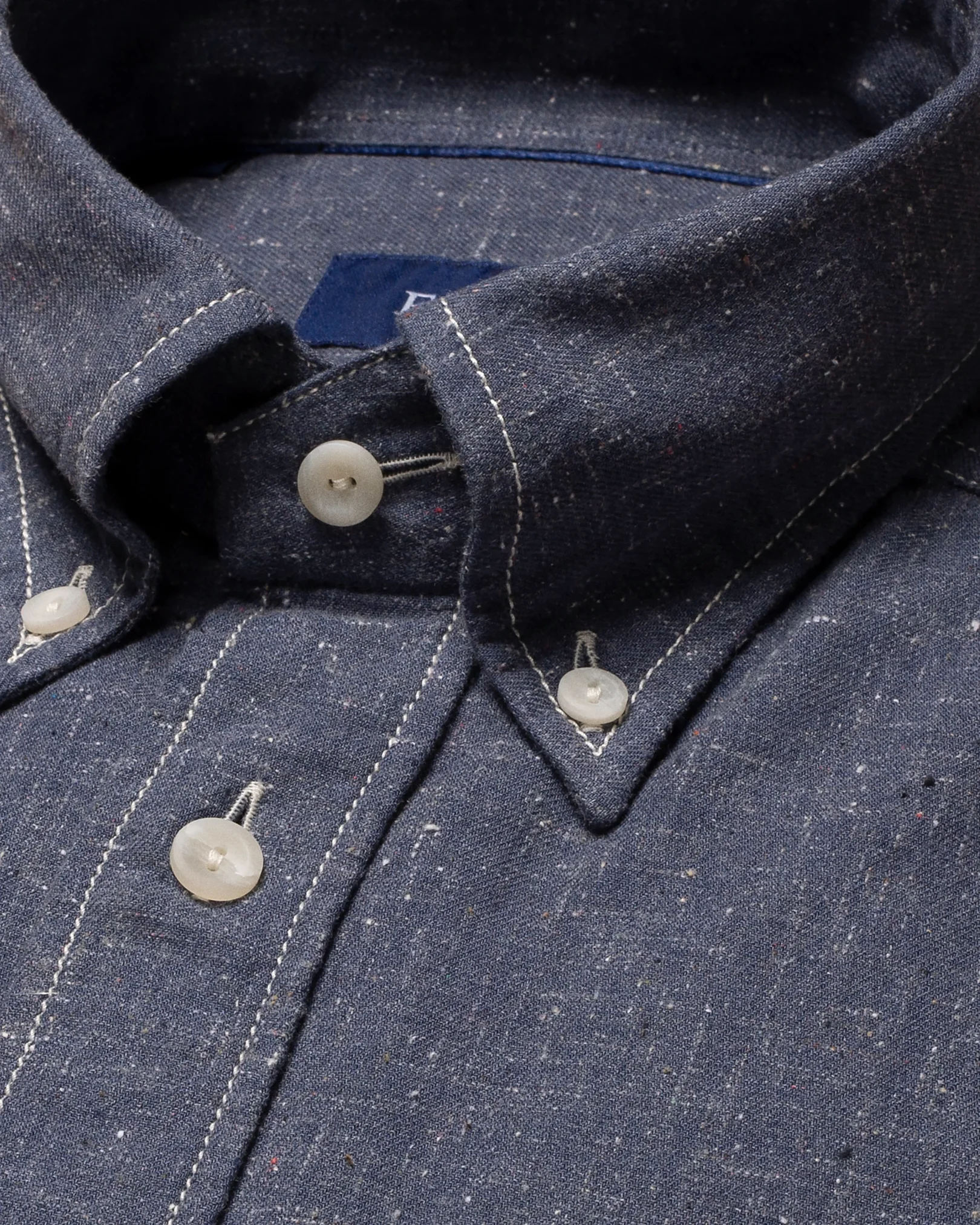 Eton - dark blue indigo button down