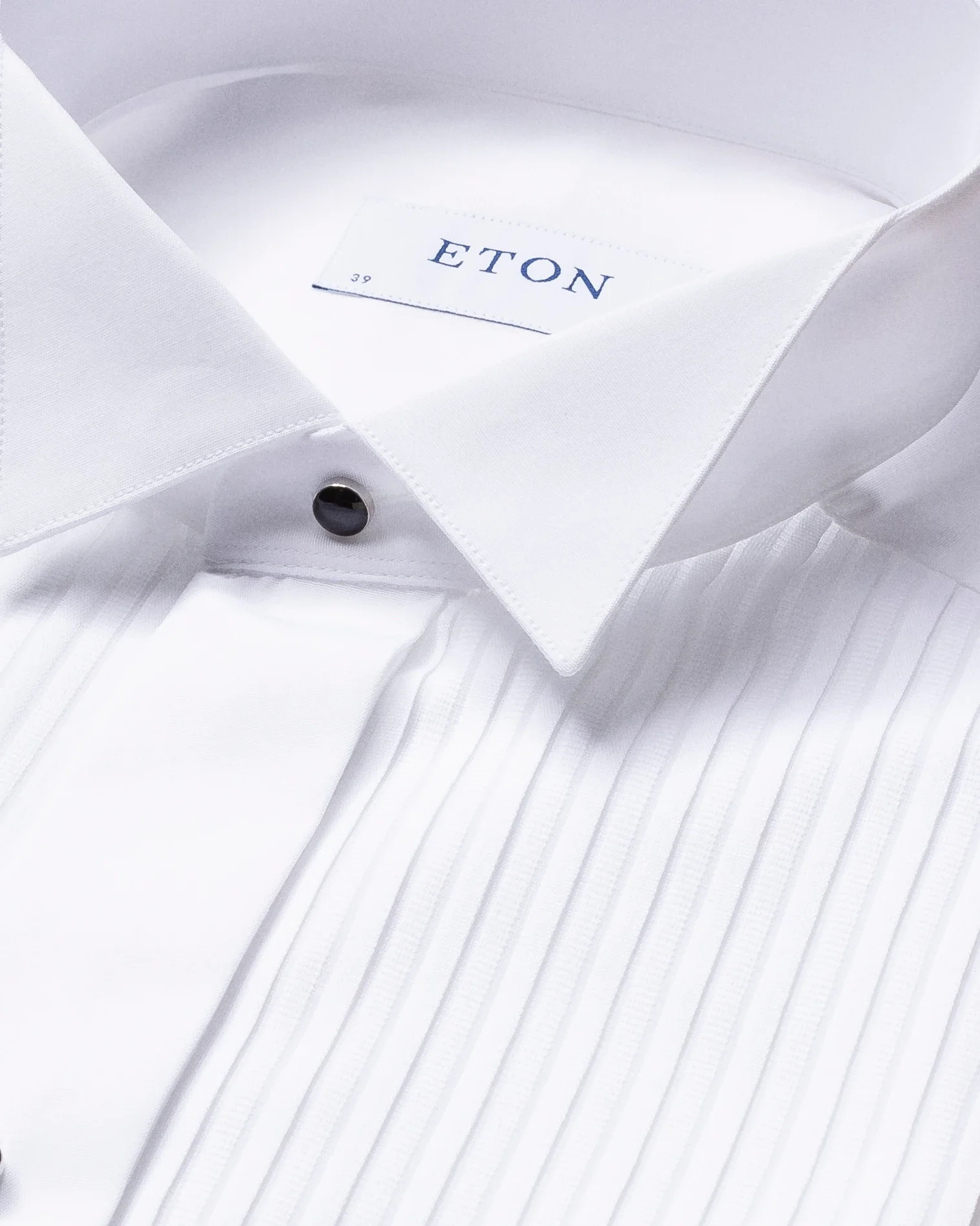 Eton - plisse wing collar shirt