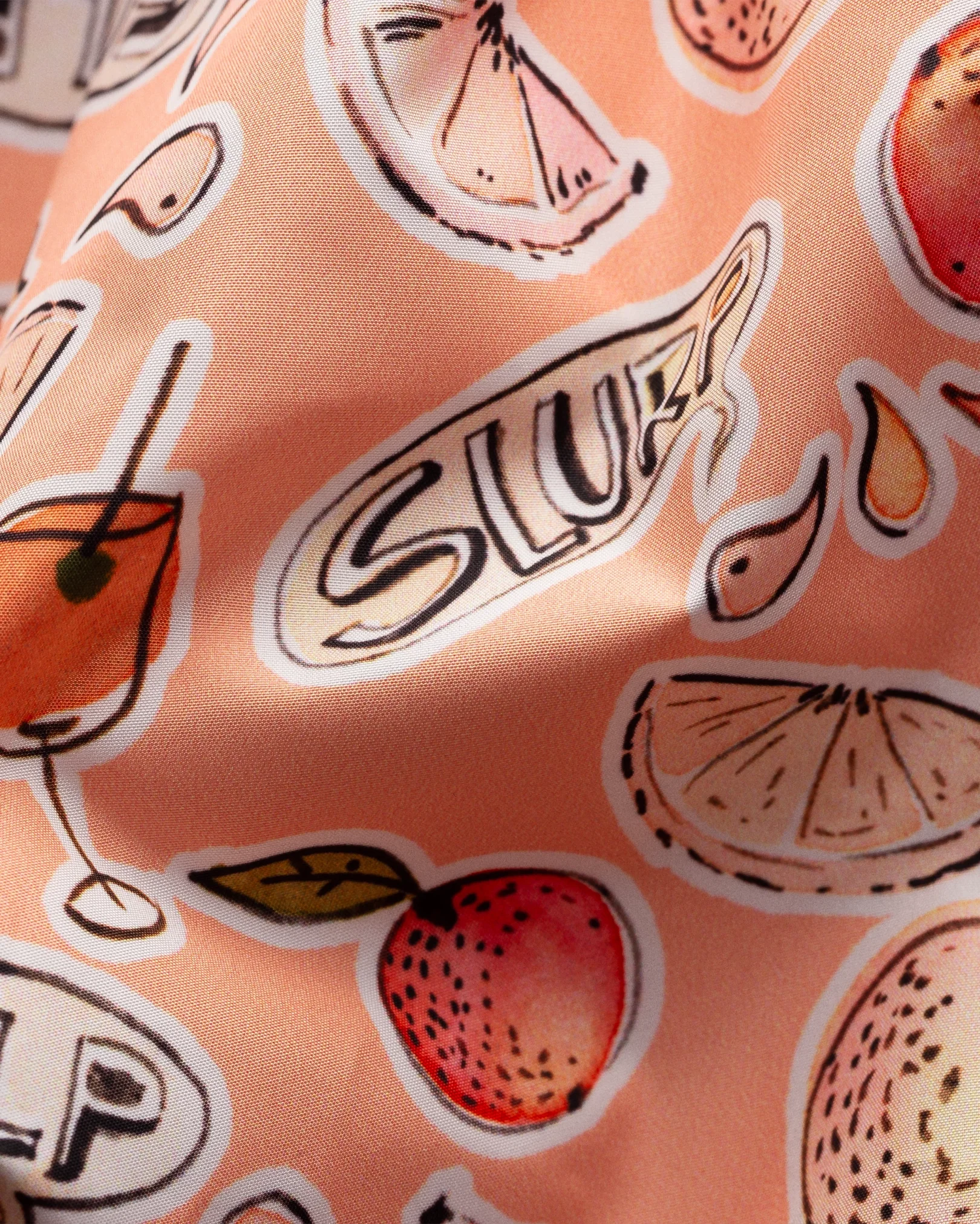 Eton - orange soda pop swim trunks
