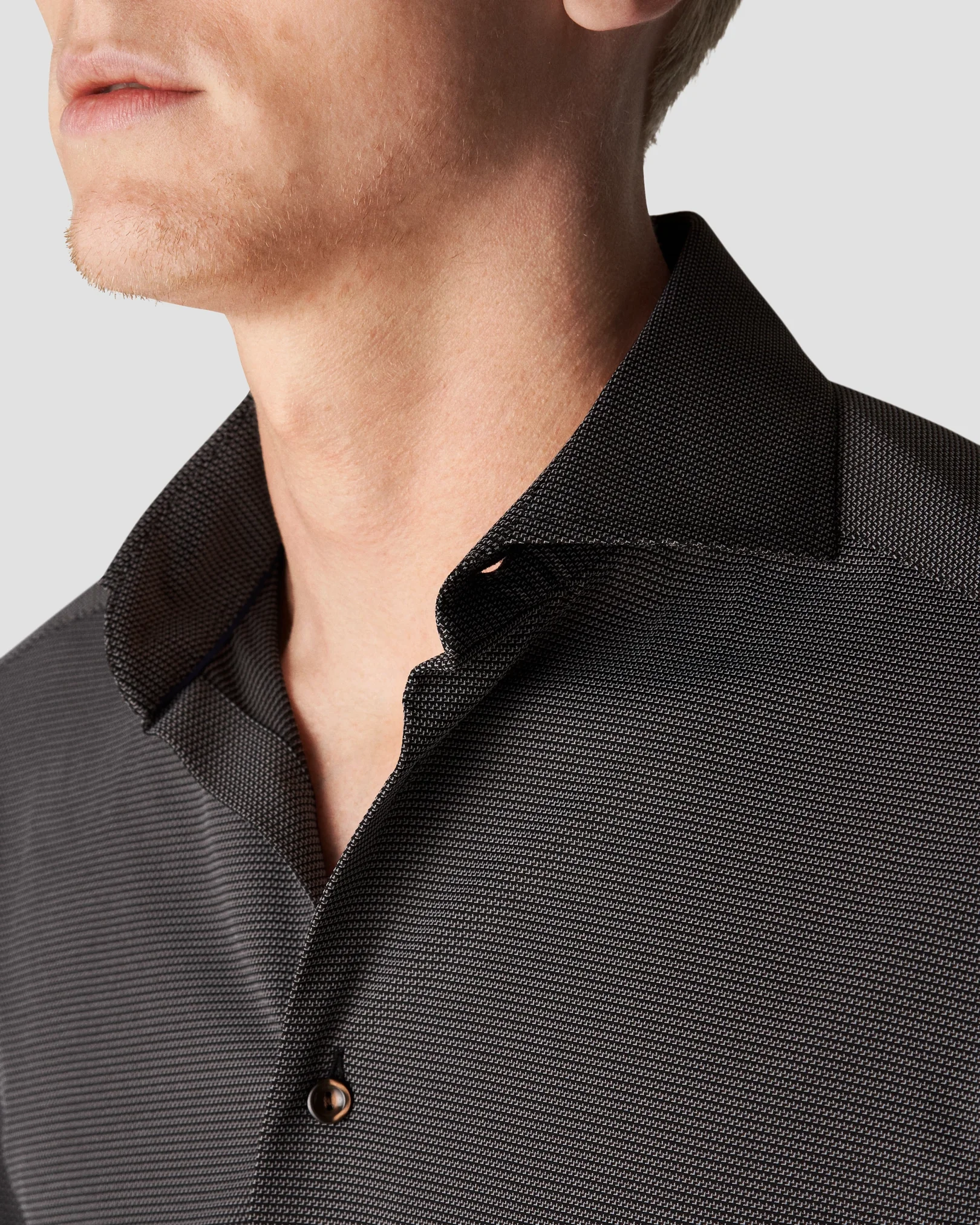 Eton - brown four way stretch