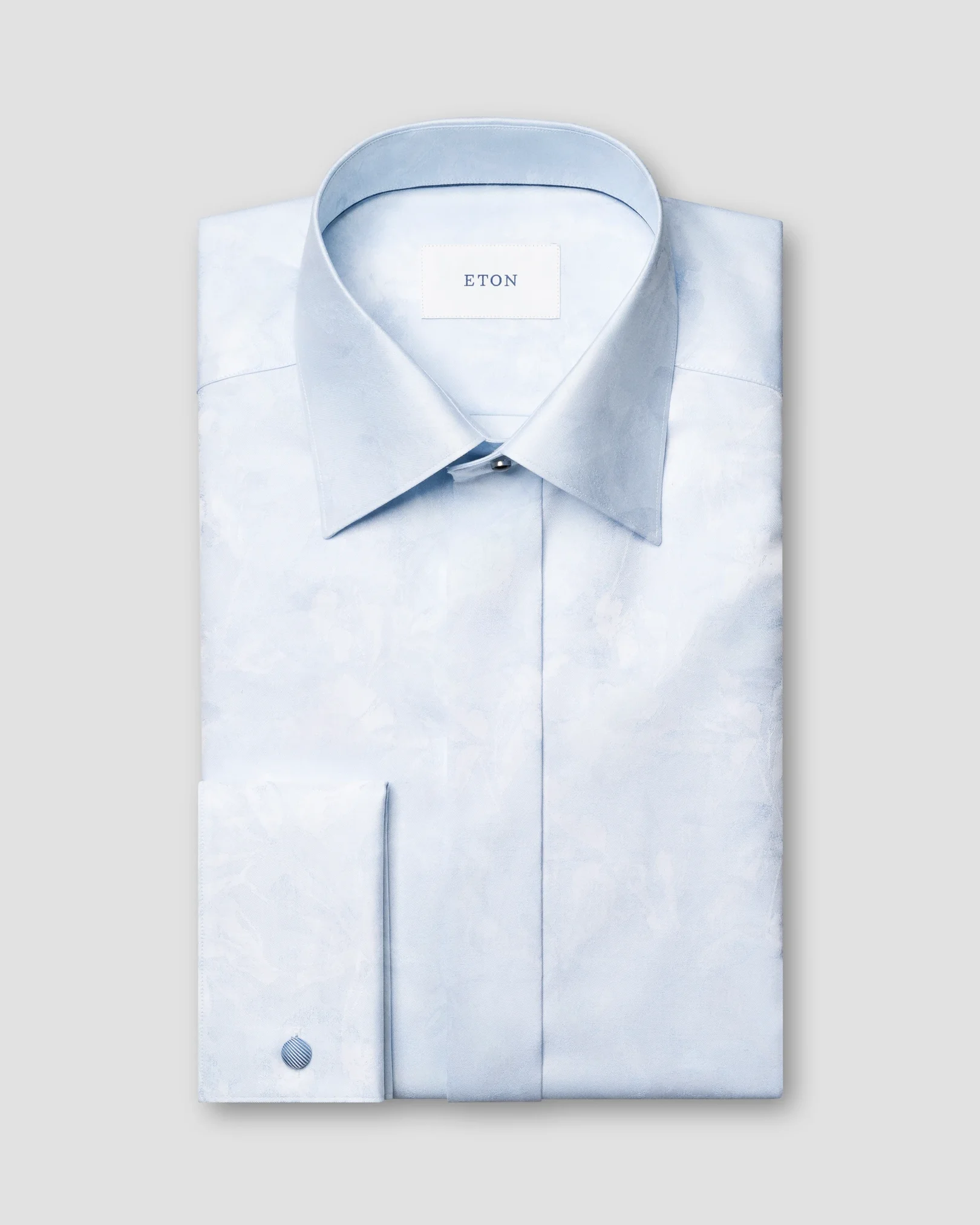 Eton - Jacquard-Hemd mit Blumenmuster