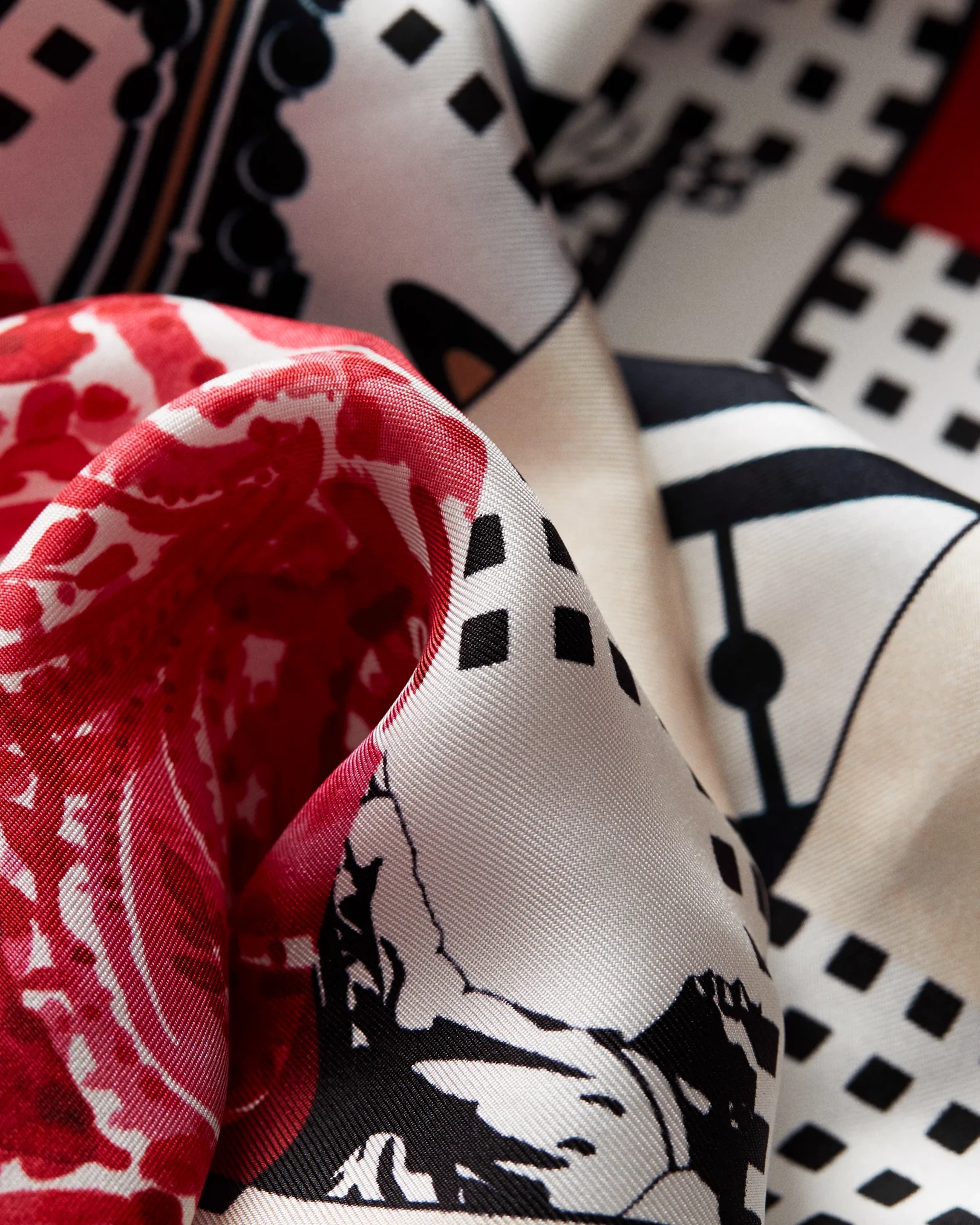 Eton - paisley musician losange scarf