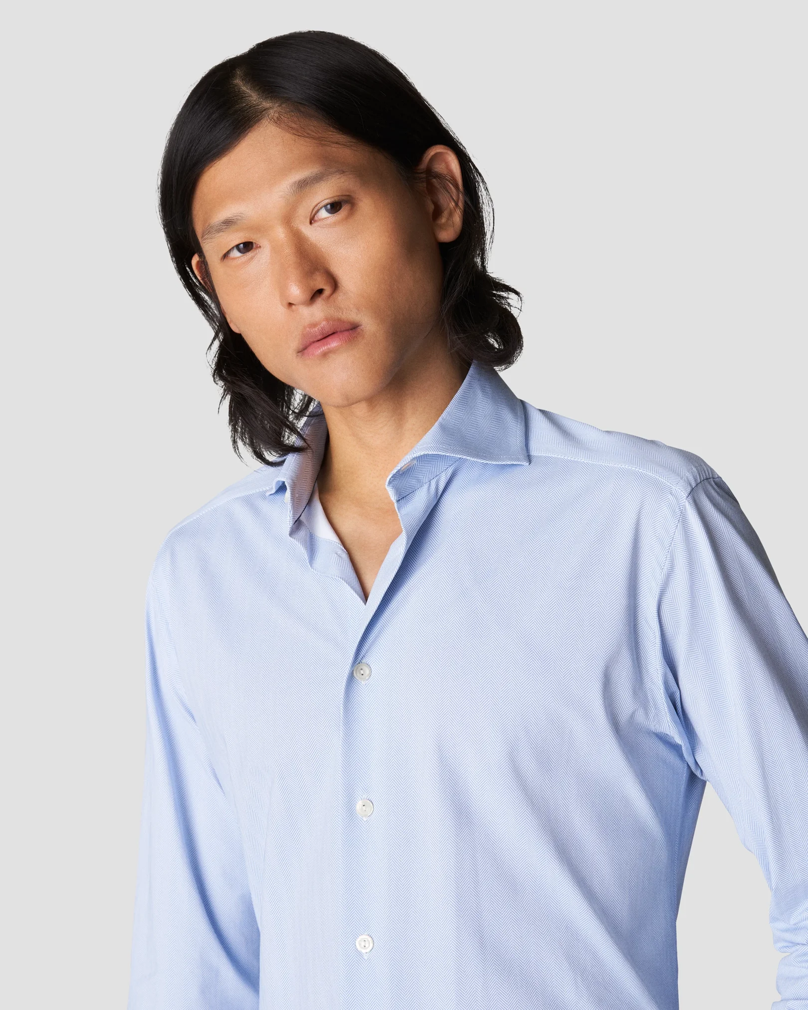 Eton - light blue 4 waystretch