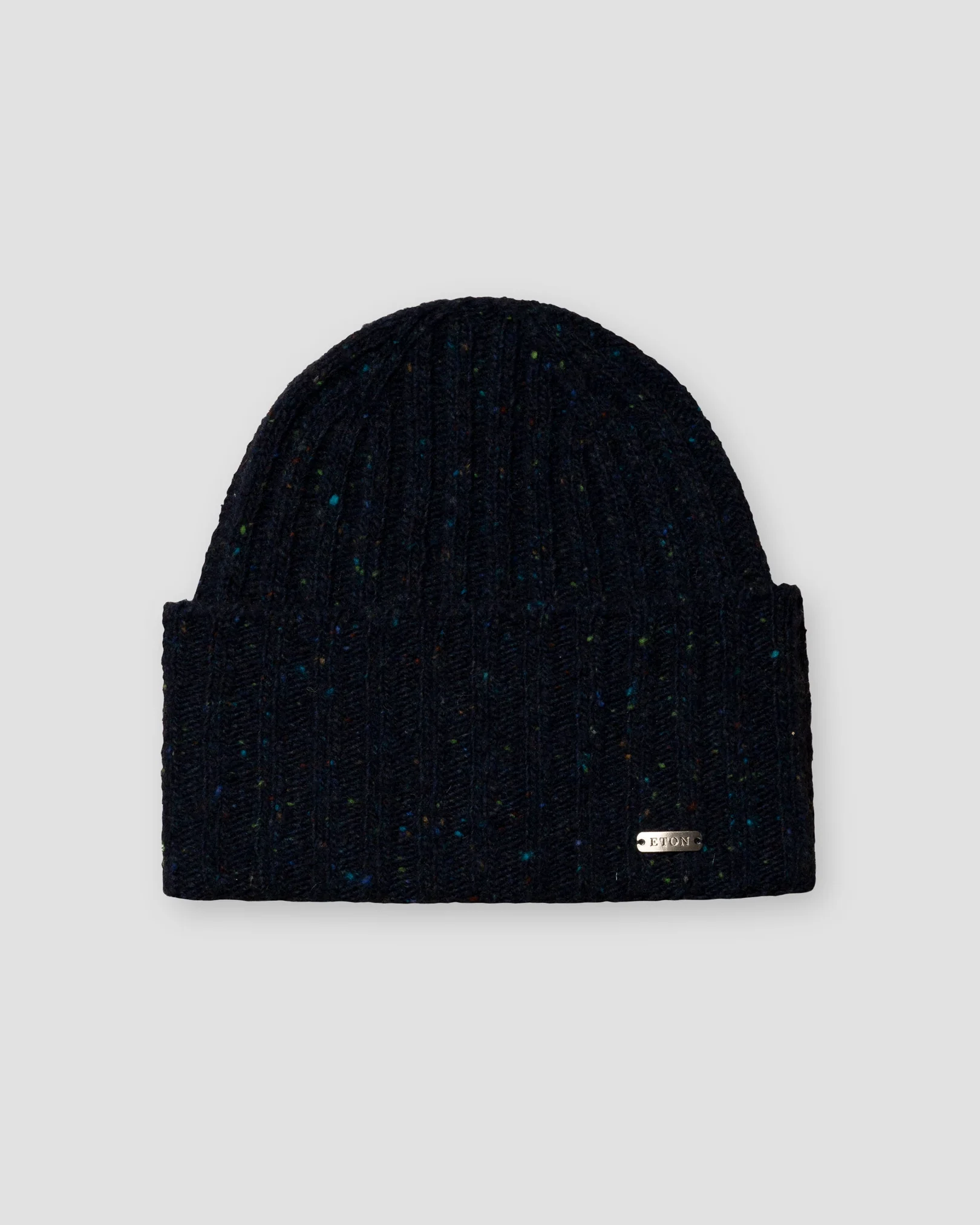 Eton - navy blue cable knitted beanie