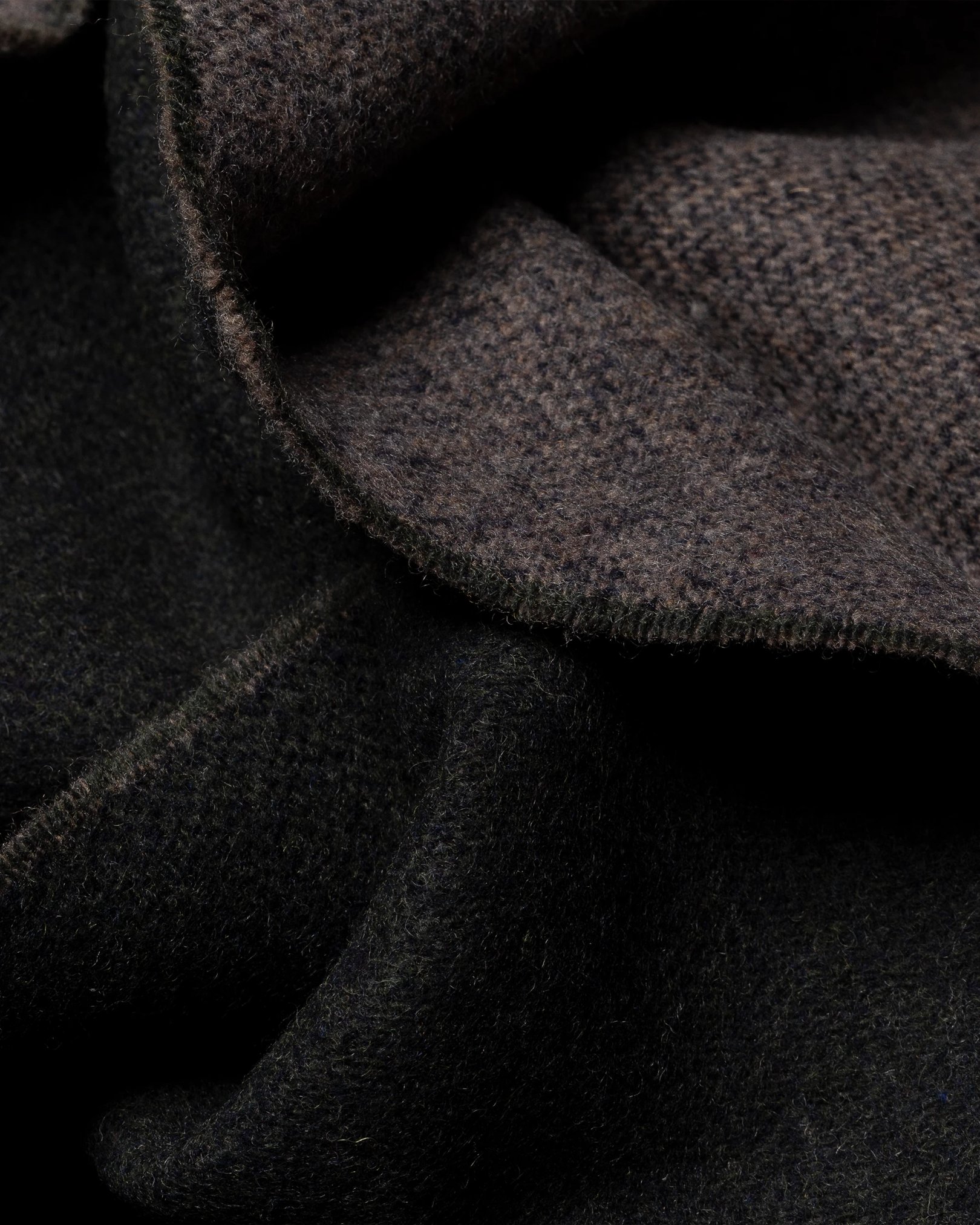 Eton - dark green two faced scarf
